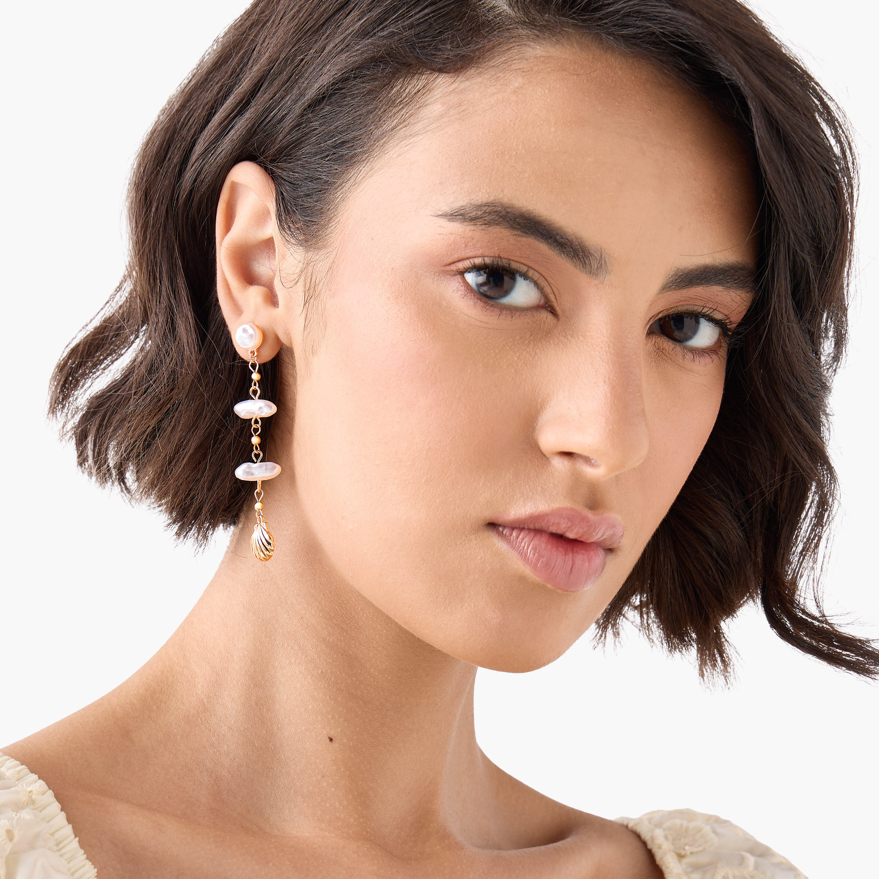 حلقان ميتاليك متنوّعة - طقم 9 أزواج-women-watchesandjewellery-jewellery-earrings-image-2