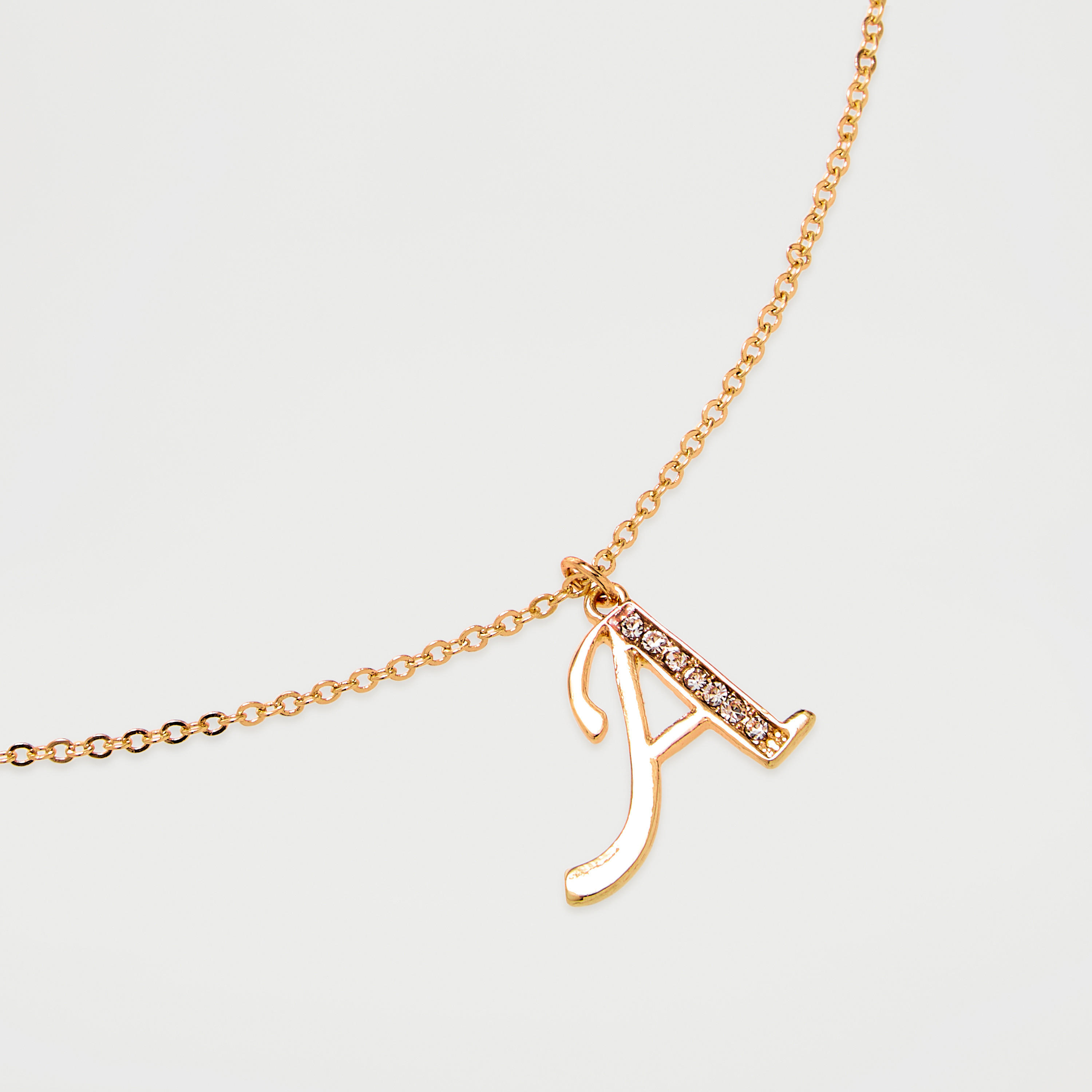 عقد بدلّاية حرف A ومشبك إغلاق-women-watchesandjewellery-jewellery-necklacesandpendants-image-5