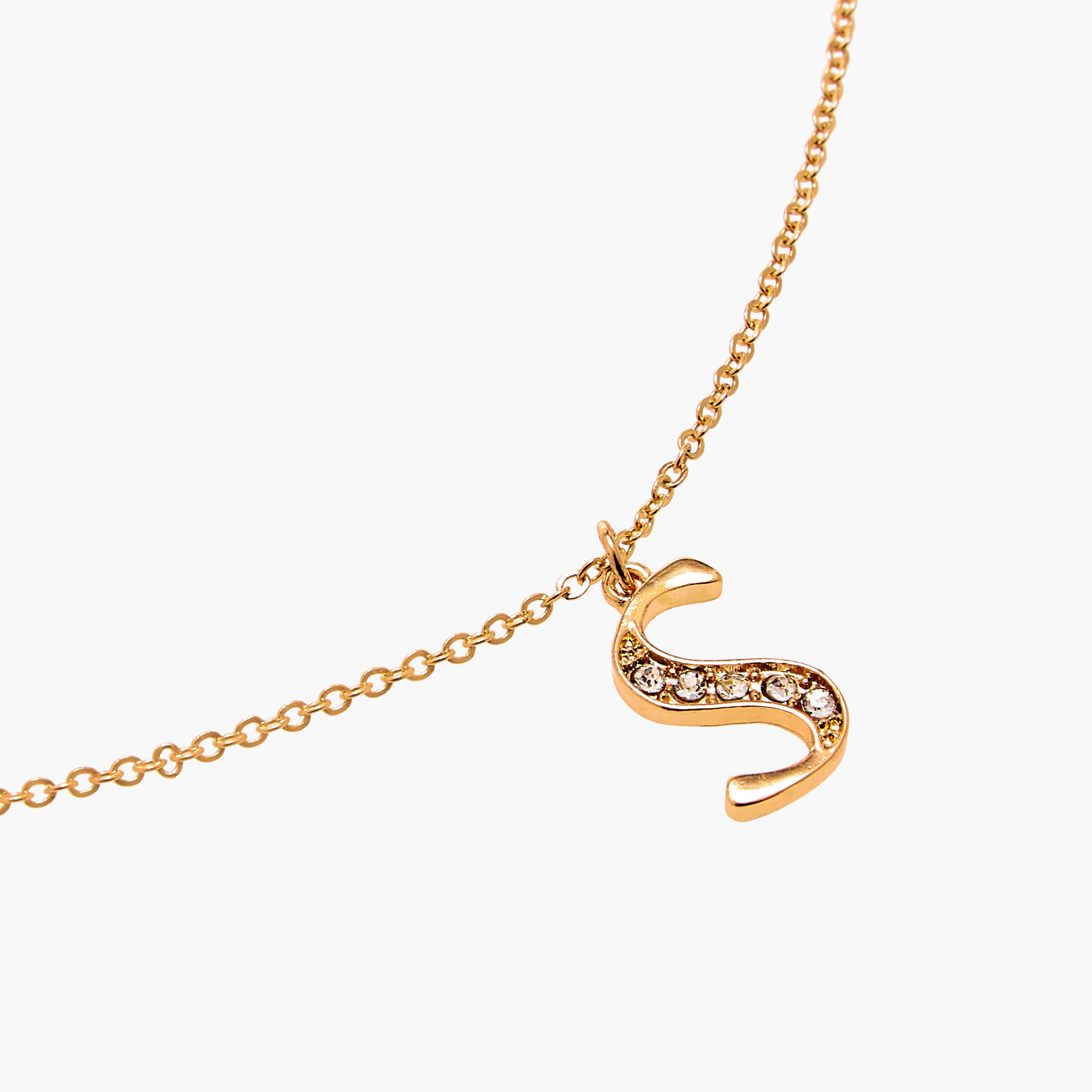 عقد بدلّاية حرف S ومشبك إغلاق-women-watchesandjewellery-jewellery-necklacesandpendants-image-5