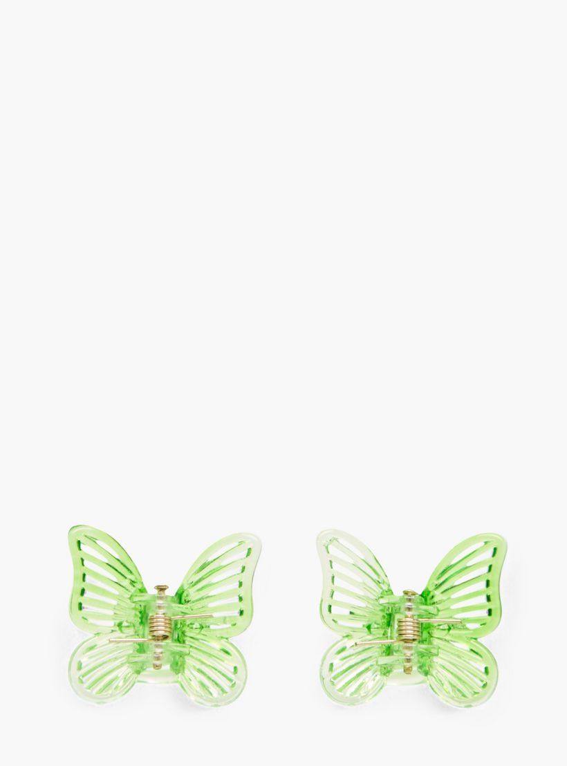 مشابك شعر بتصميم فراشة - طقم 10 قطع-women-hairaccessories-clamps-image-4