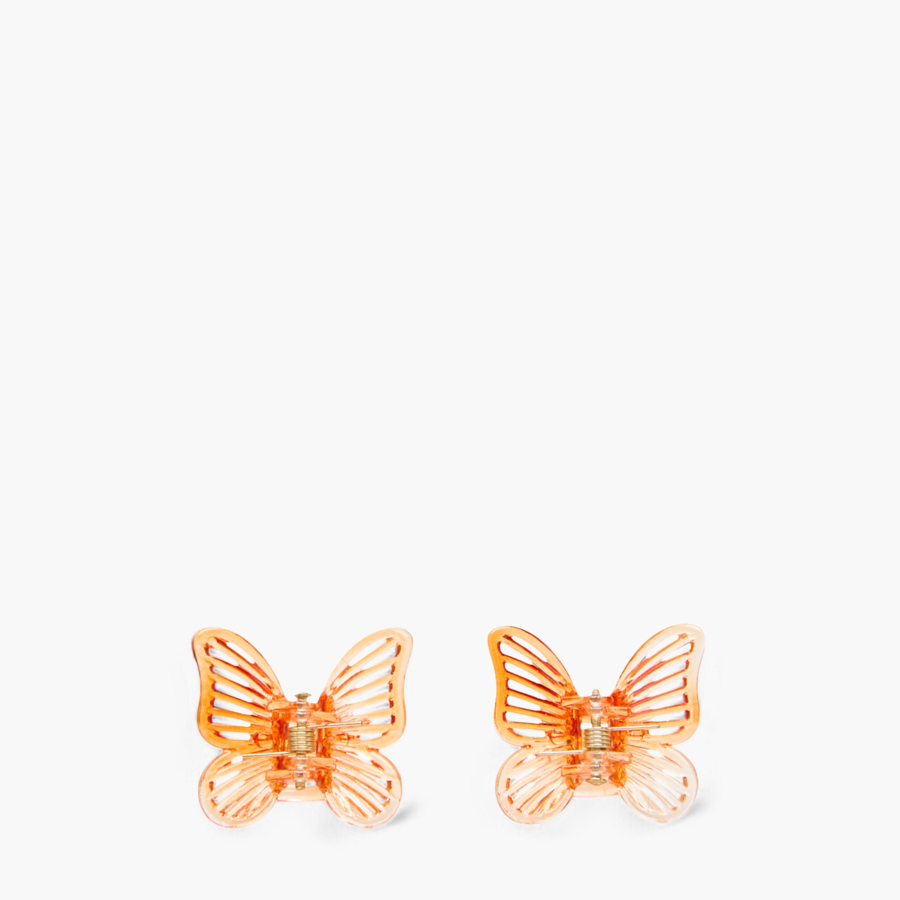 مشابك شعر بتصميم فراشة - طقم 10 قطع-women-hairaccessories-clamps-image-6