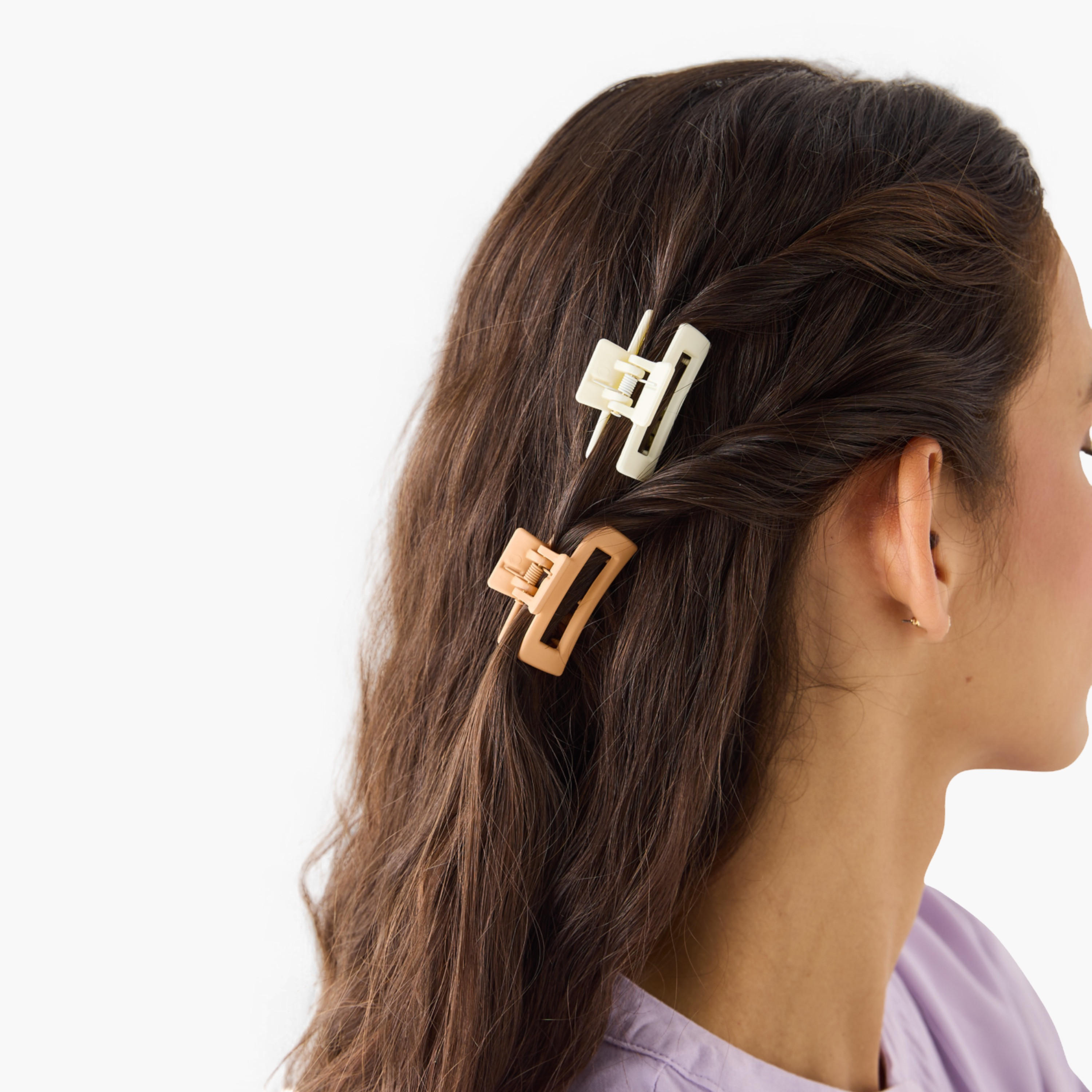 مشابك شعر متنوعة - طقم 10 قطع-women-hairaccessories-clamps-image-2