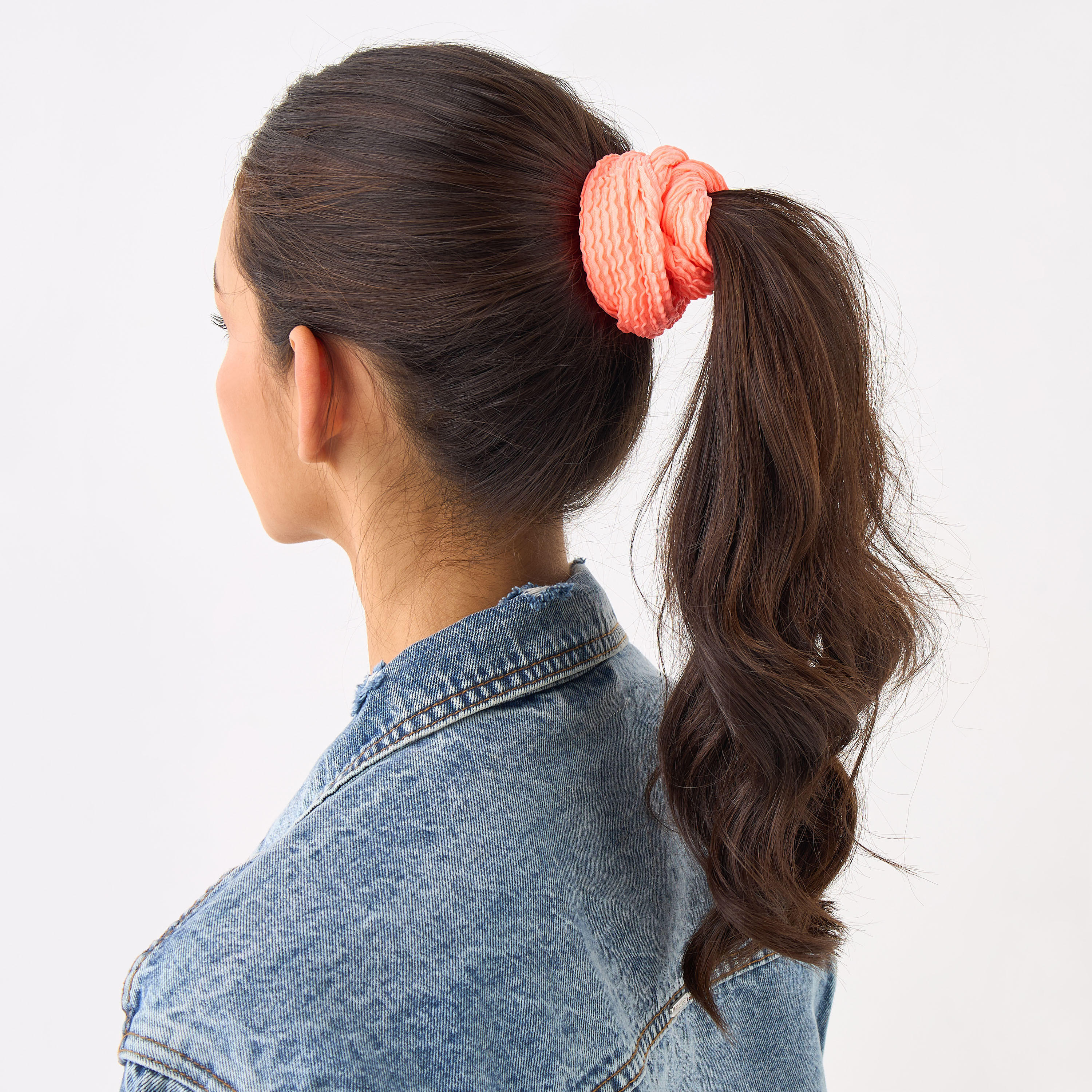 سكرنشي شعر بارزة الملمس - مجموعة 3 قطع-women-hairaccessories-scrunchies-image-2