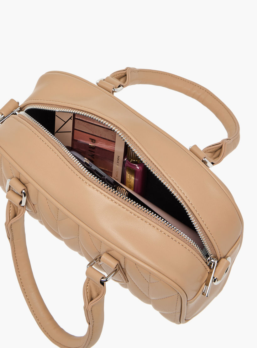 Quilted Crossbody Bag with Detachable Strap and Zip Closure-women-bagsandwallets-handbags-image-8