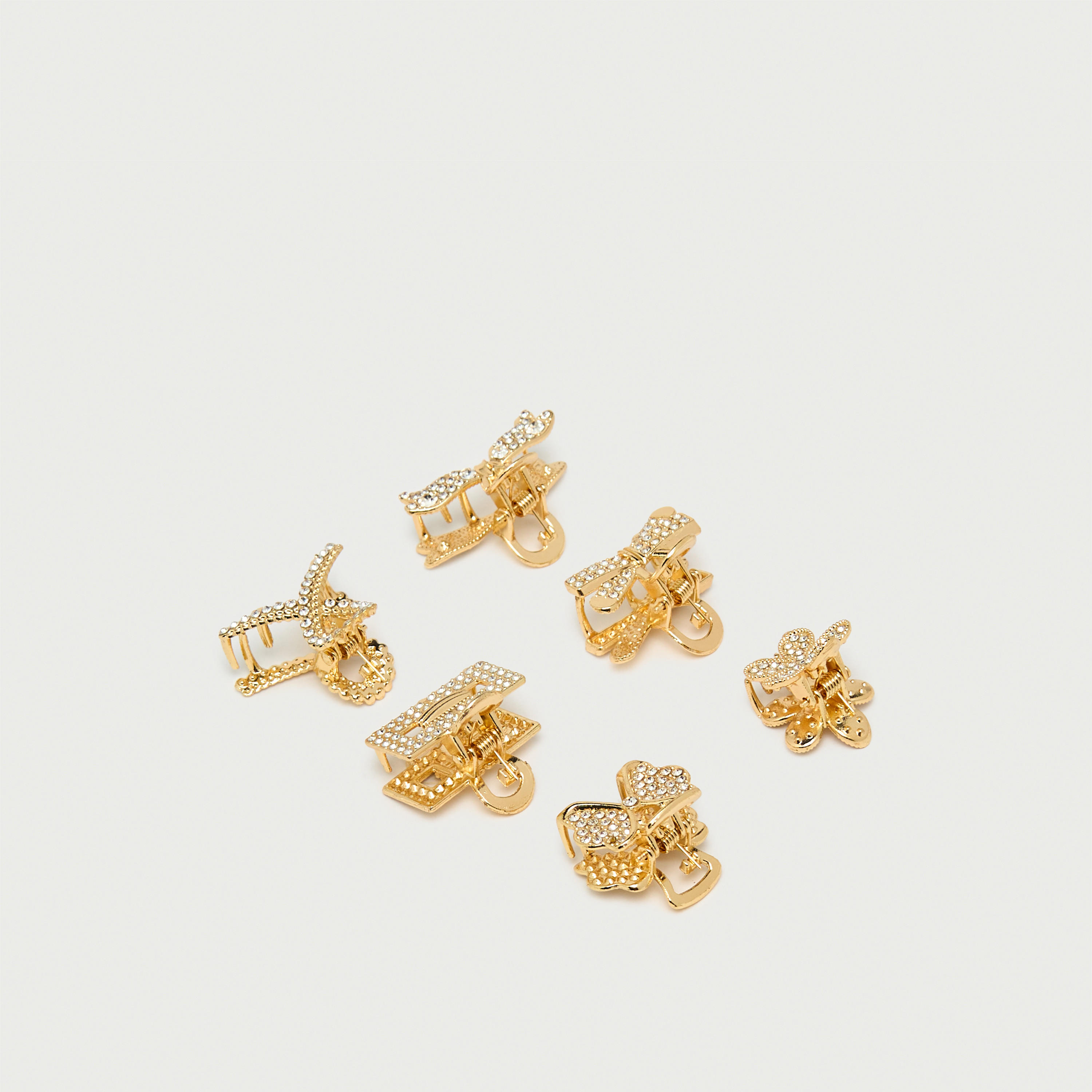 مشابك شعر مزينة - طقم 6 قطع-women-hairaccessories-clamps-image-3