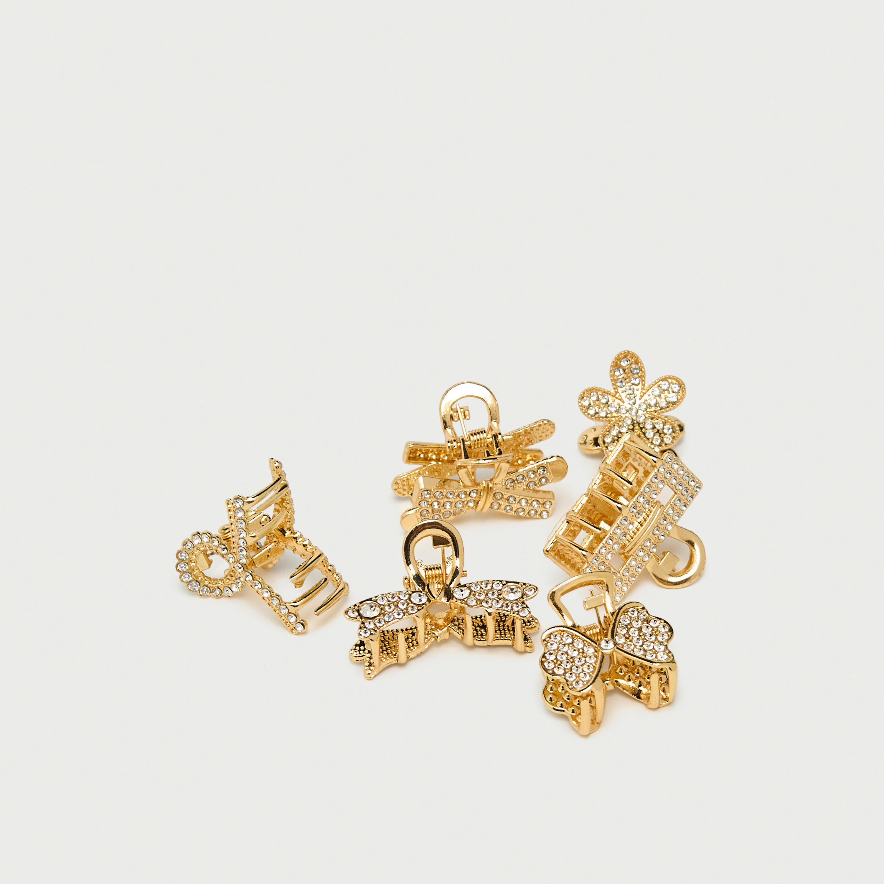 مشابك شعر مزينة - طقم 6 قطع-women-hairaccessories-clamps-image-4