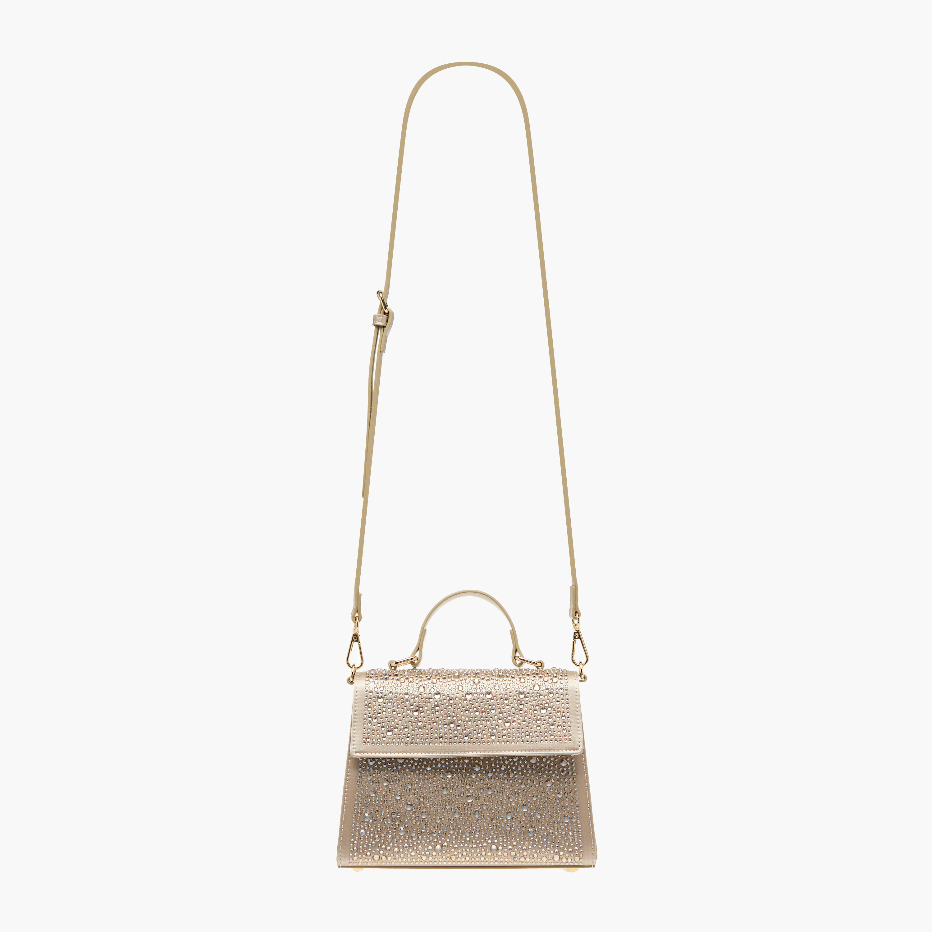 Embellished Crossbody Bag with Detachable Strap and Flap Closure-women-bagsandwallets-handbags-image-3