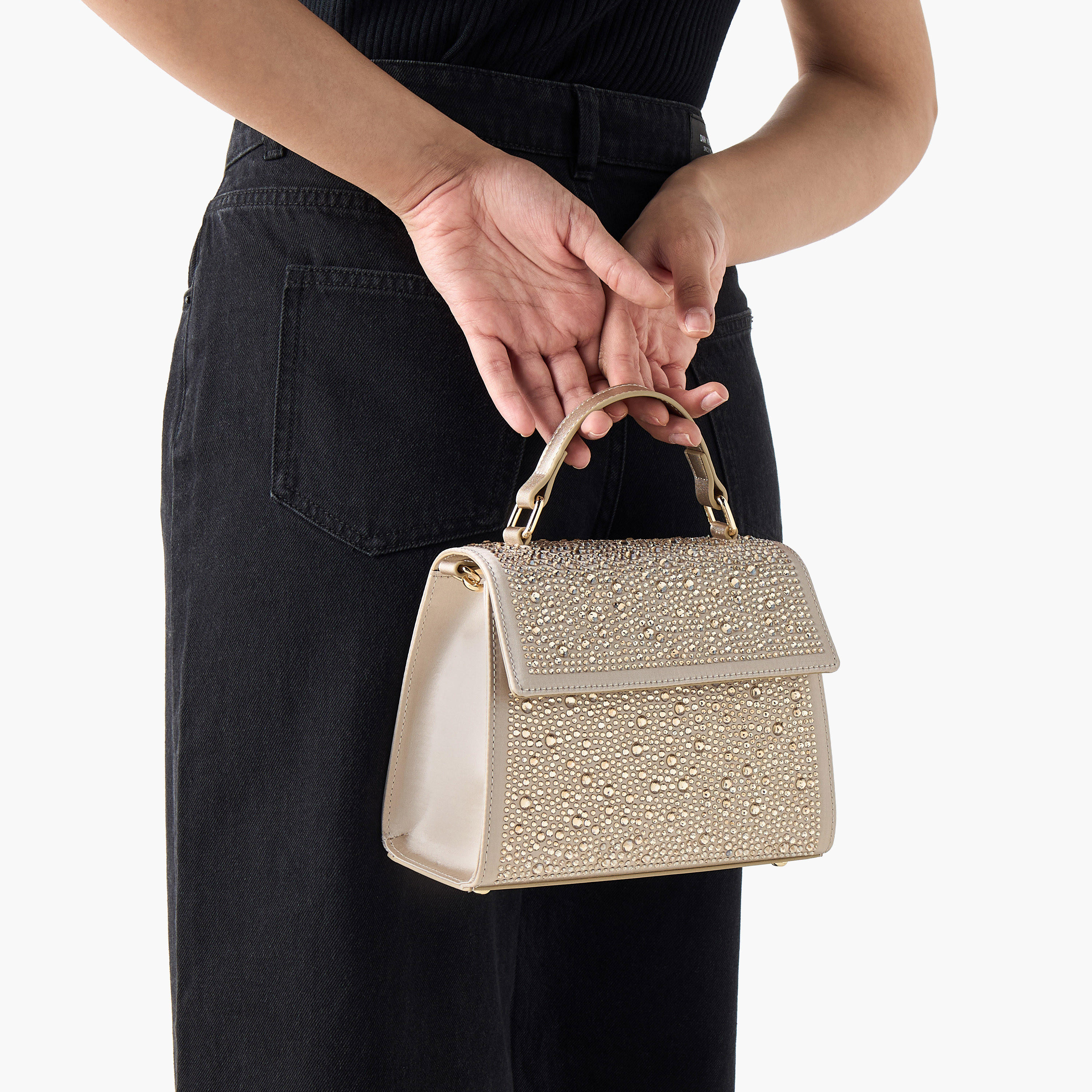 Embellished Crossbody Bag with Detachable Strap and Flap Closure-women-bagsandwallets-handbags-image-8