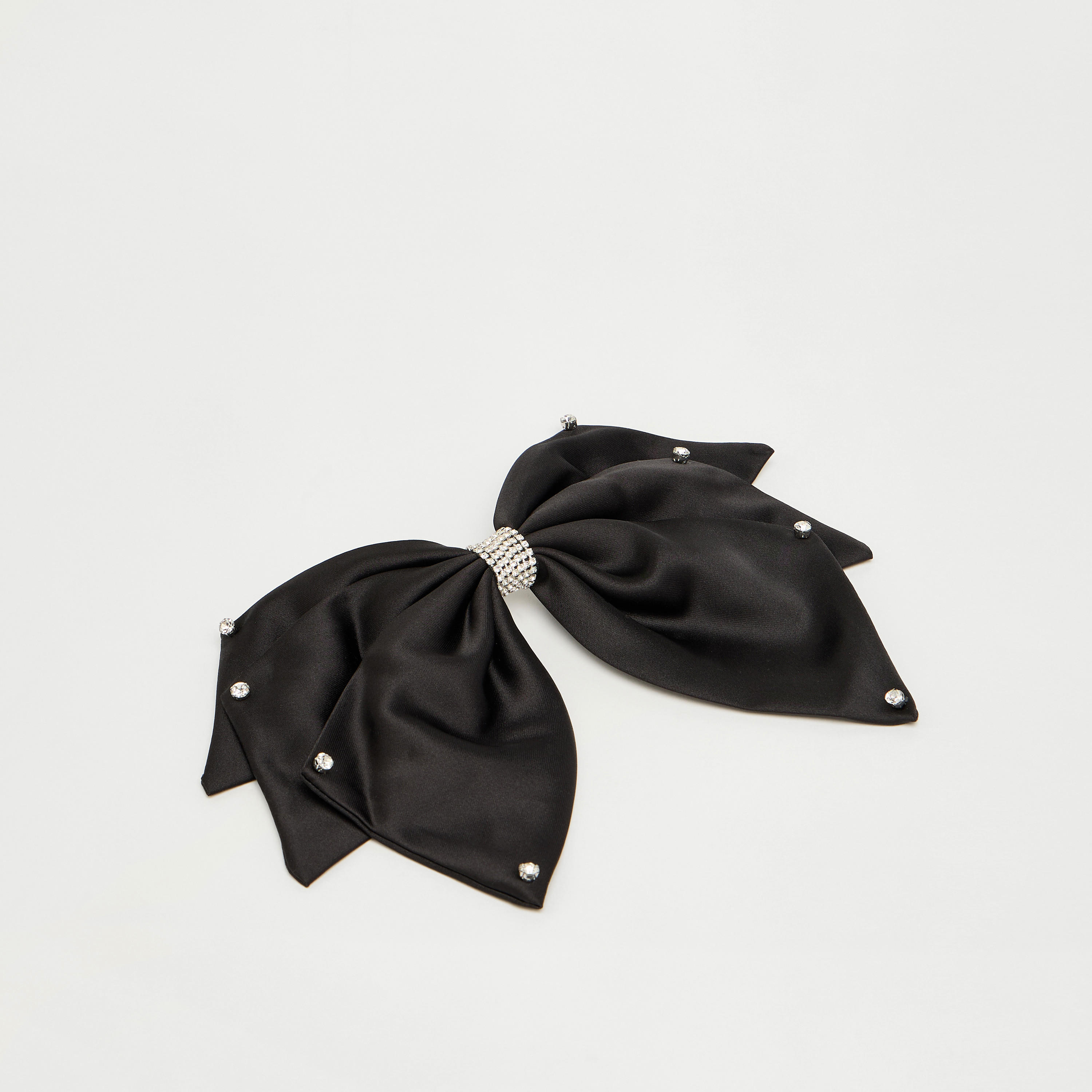 Embellished Bow Barrette Clip-women-hairaccessories-clips-image-1