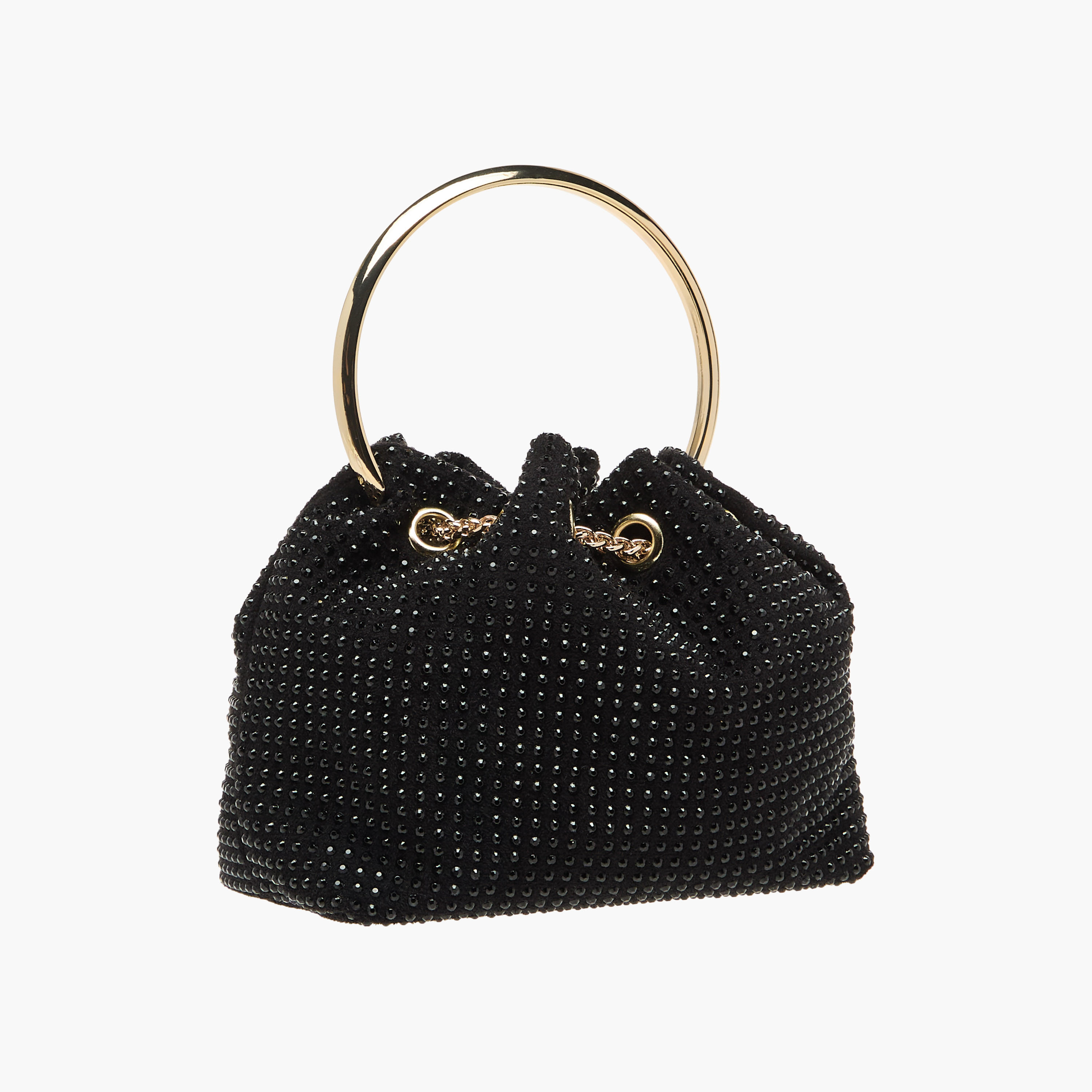 شنطة دلو مزيّنة بمقبض وحزام قابل للفصل-women-bagsandwallets-handbags-image-4