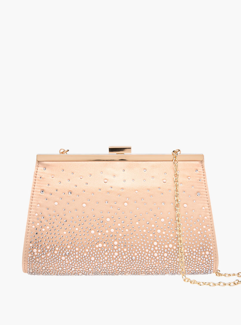 شنطة كلاتش مزينة بحزام سلسلة وقفل-women-bagsandwallets-handbags-image-8