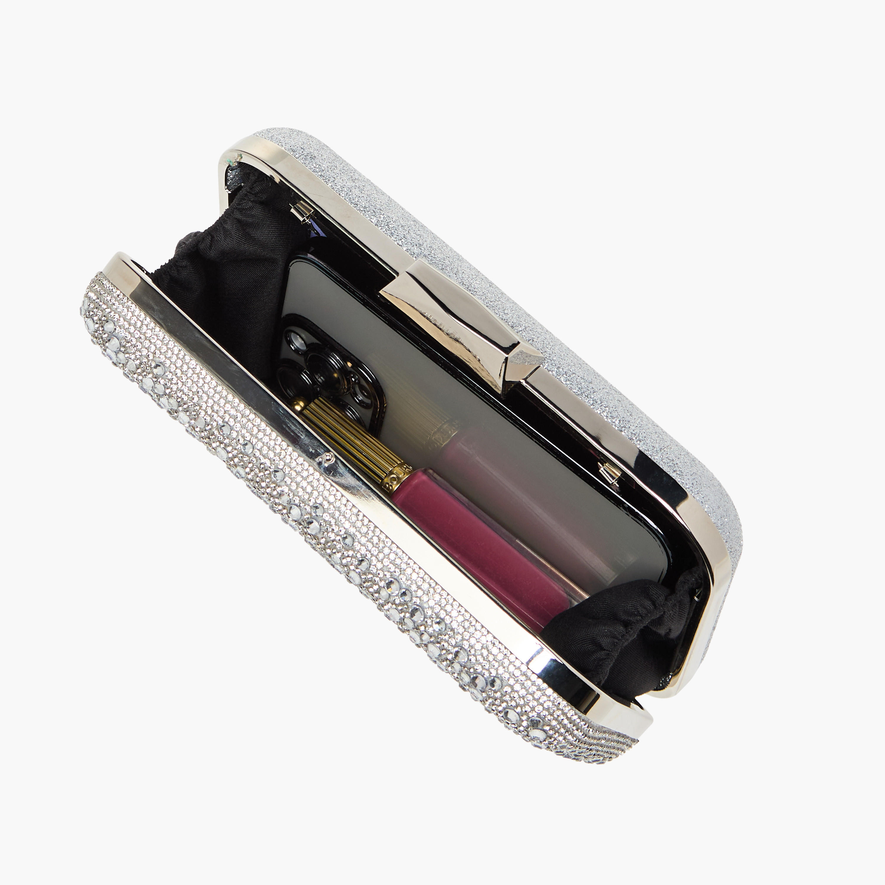 Embellished Clutch with Chain Strap-women-bagsandwallets-wallets-image-8