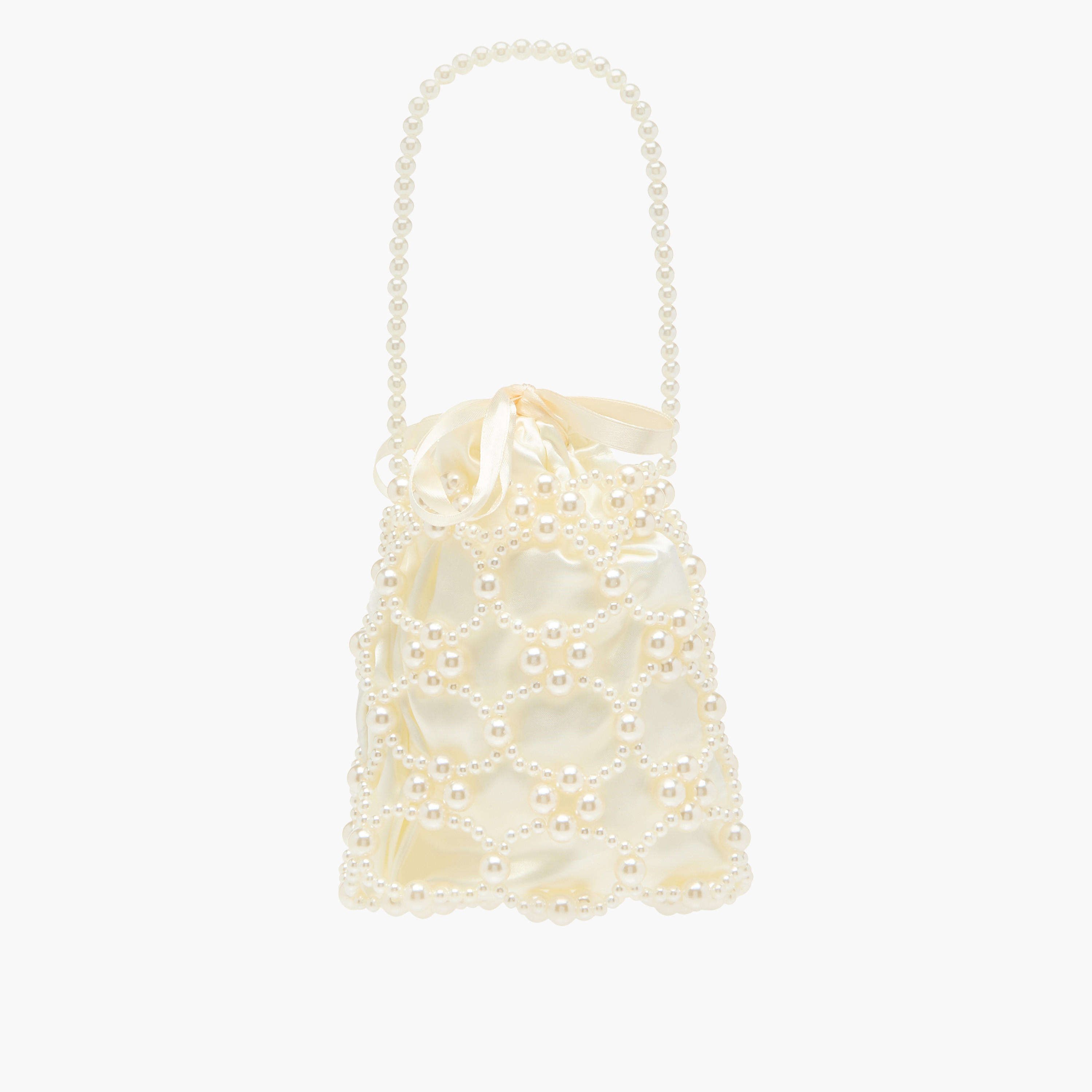 Embellished Bucket Bag with Drawstring Closure-women-bagsandwallets-handbags-image-1