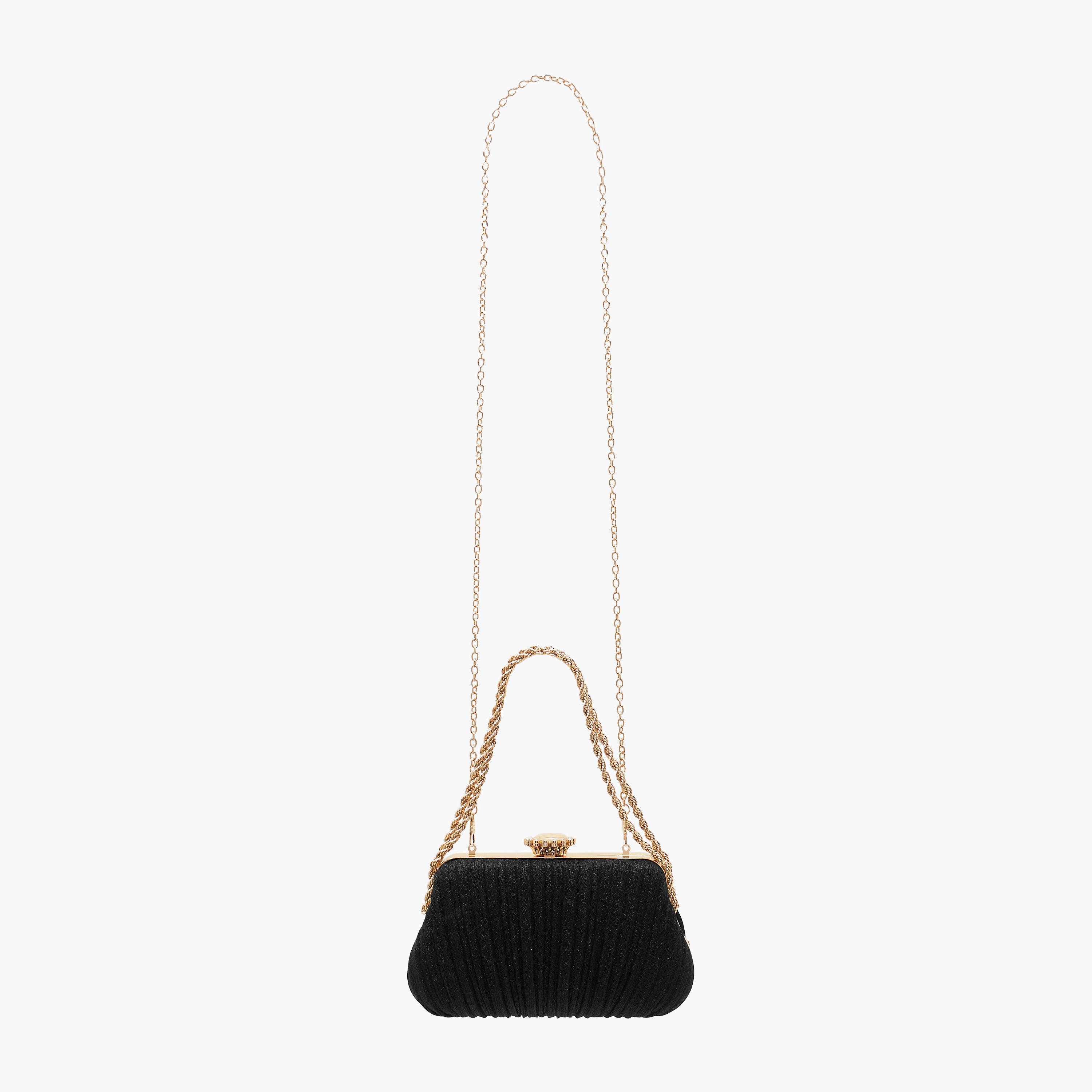 شنطة كلاتش مزينة بحزام سلسلة وقفل إغلاق بالضغط-women-bagsandwallets-handbags-image-6