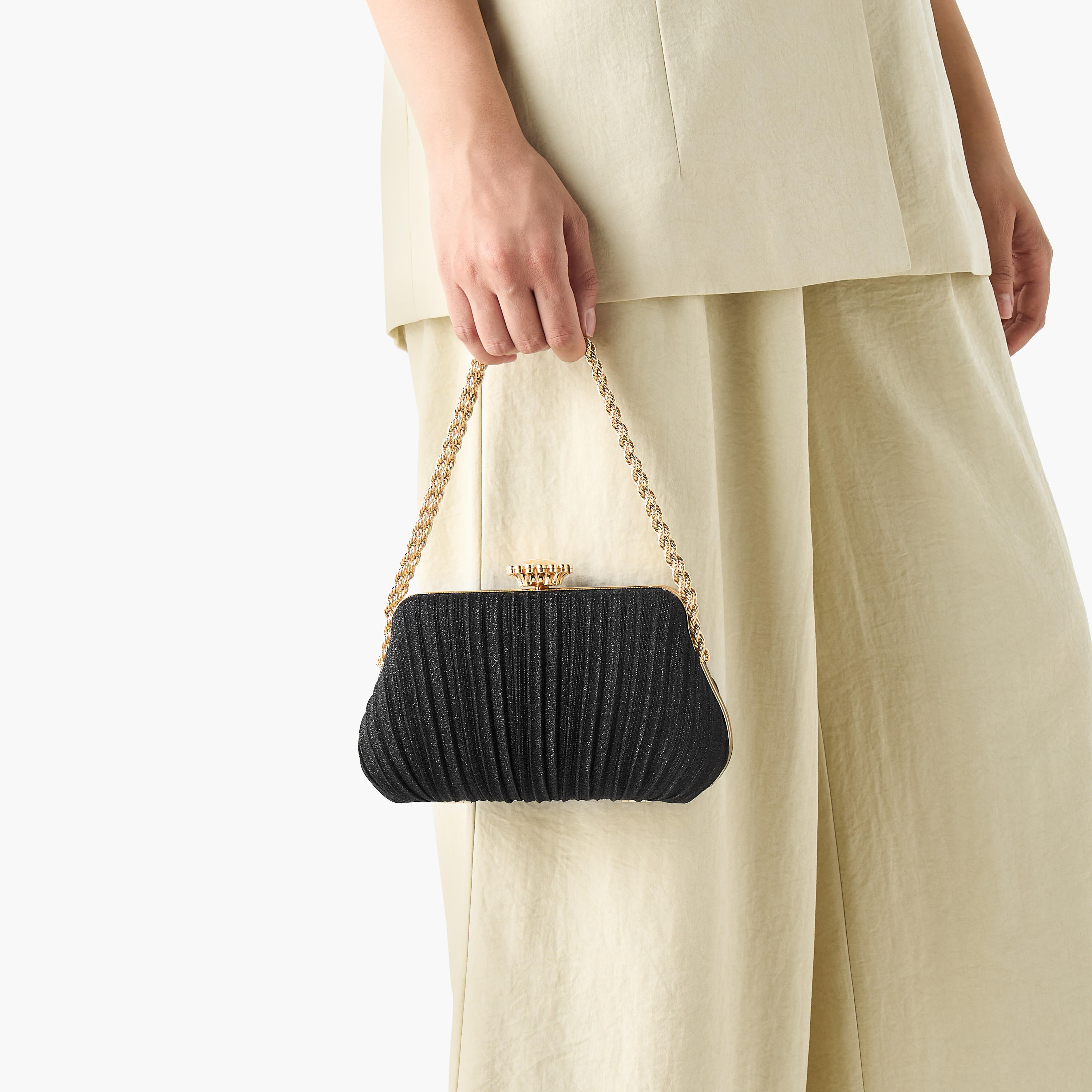 شنطة كلاتش مزينة بحزام سلسلة وقفل إغلاق بالضغط-women-bagsandwallets-handbags-image-2