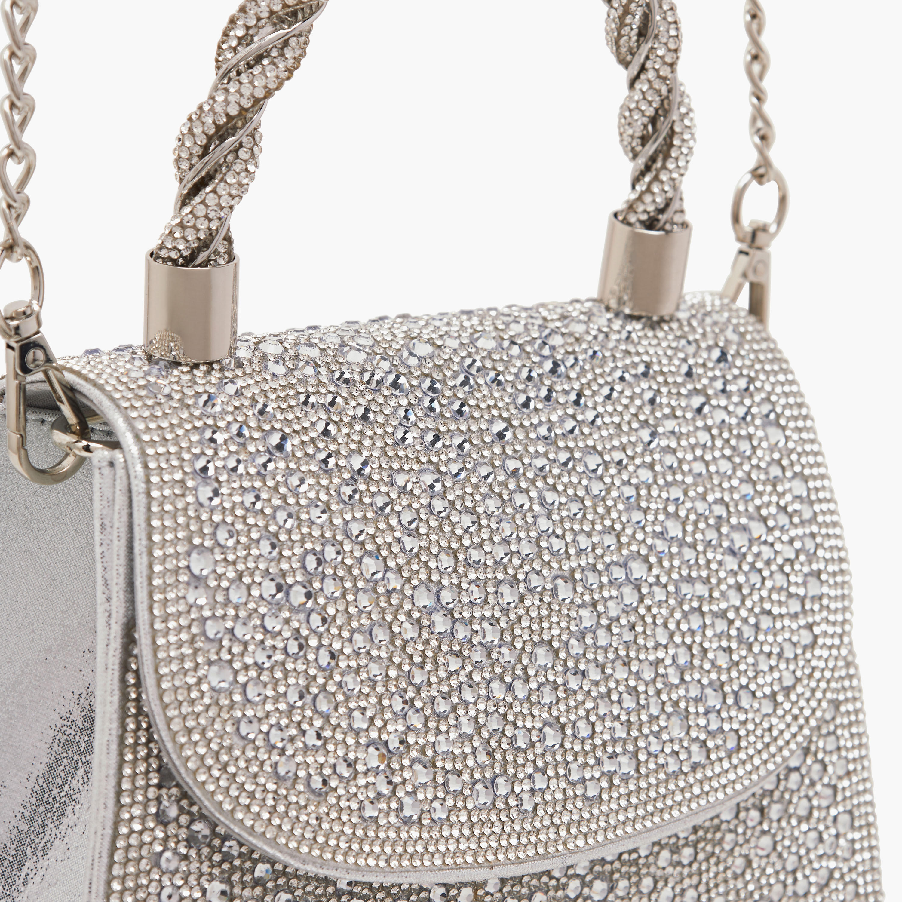 شنطة كروس بودي مزينة بحزام سلسلة وطية إغلاق-women-bagsandwallets-handbags-image-5