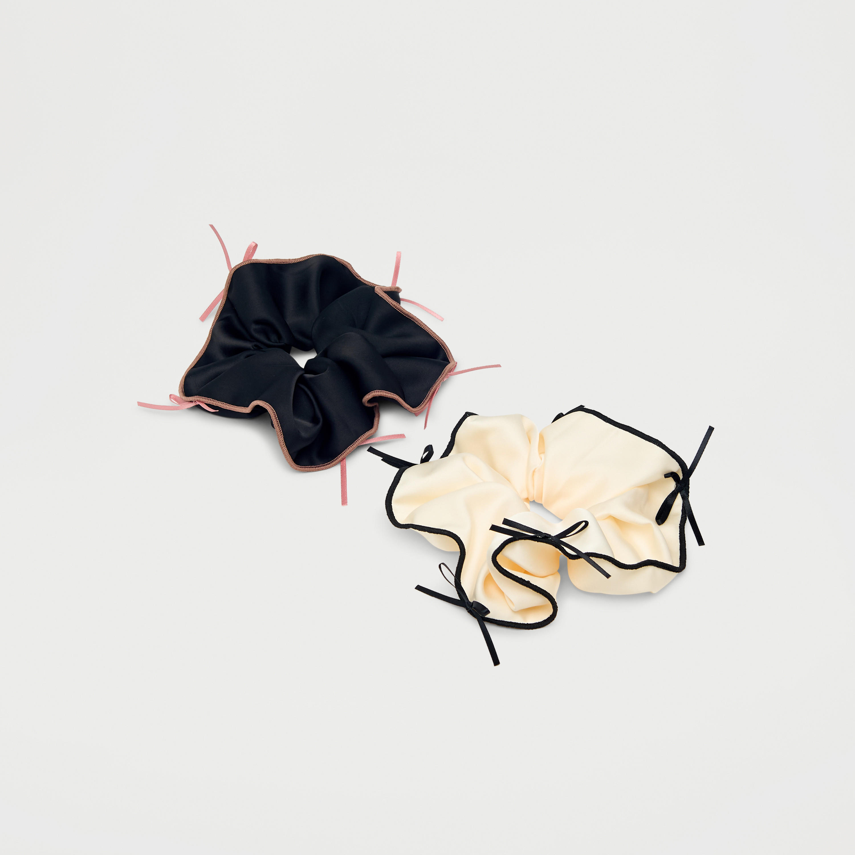 Set of 2 - Bow Applique Hair Scrunchie-women-hairaccessories-scrunchies-image-3