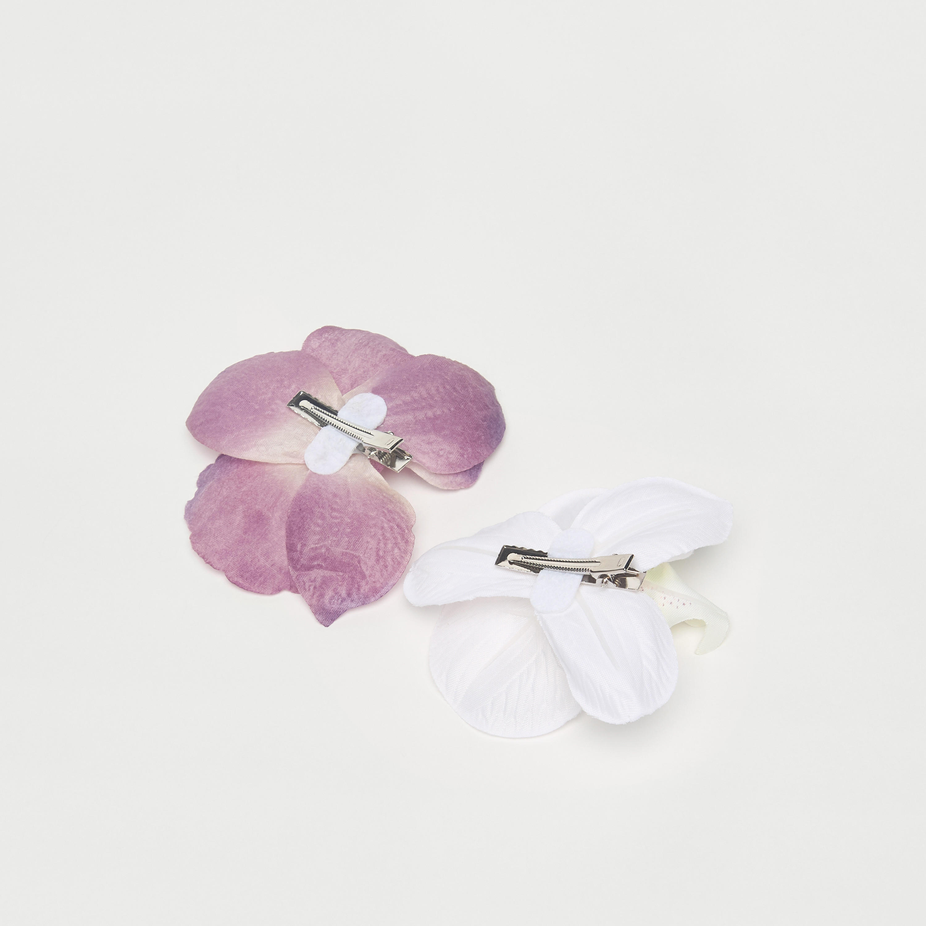 مشبك شعر بتصميم زهرة وتزيينات لؤلؤ - عبوة من قطعتين-women-hairaccessories-clips-image-4