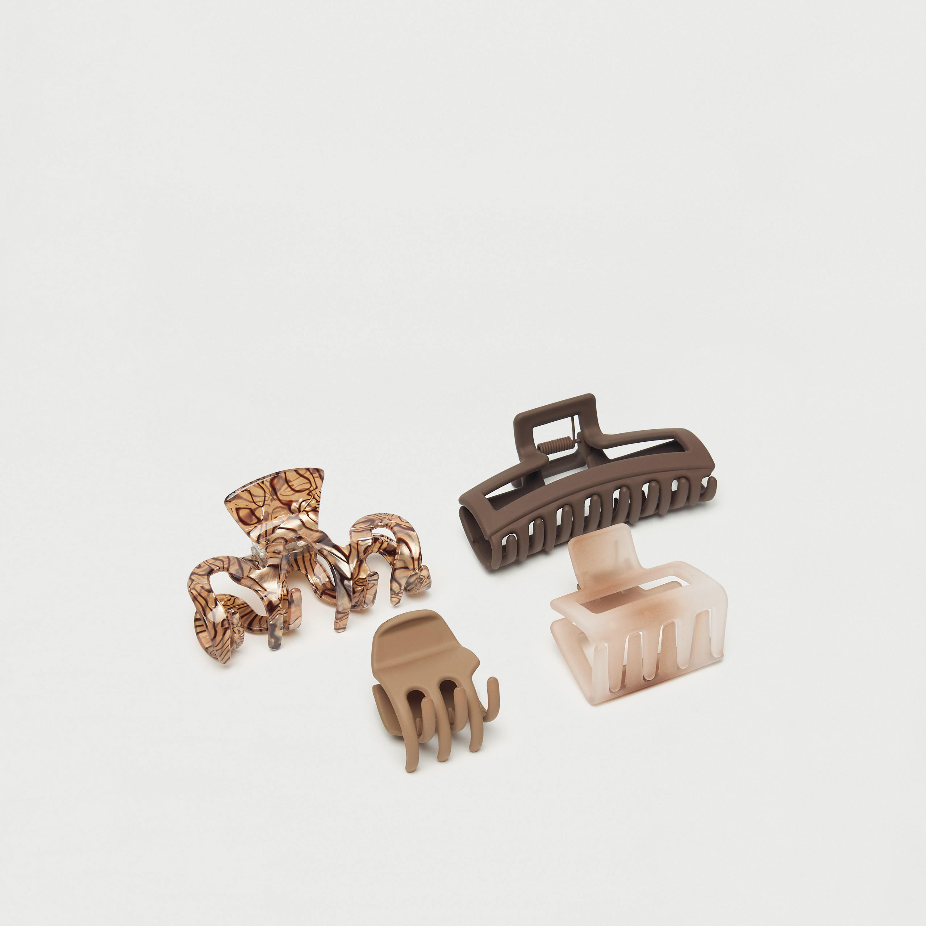 طقم مشبك شعر 4 قطع متنوعة-women-hairaccessories-clips-image-1