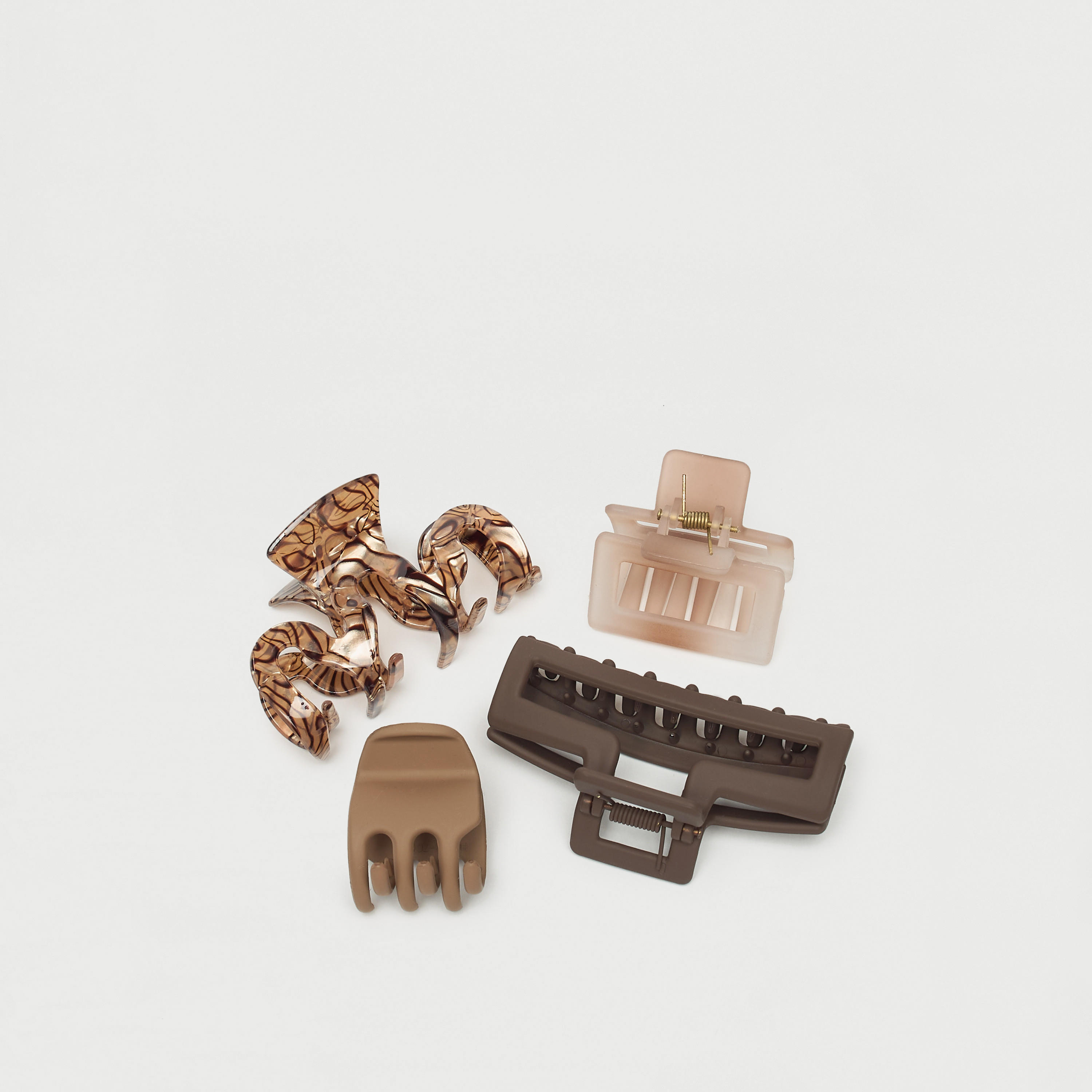 طقم مشبك شعر 4 قطع متنوعة-women-hairaccessories-clips-image-4