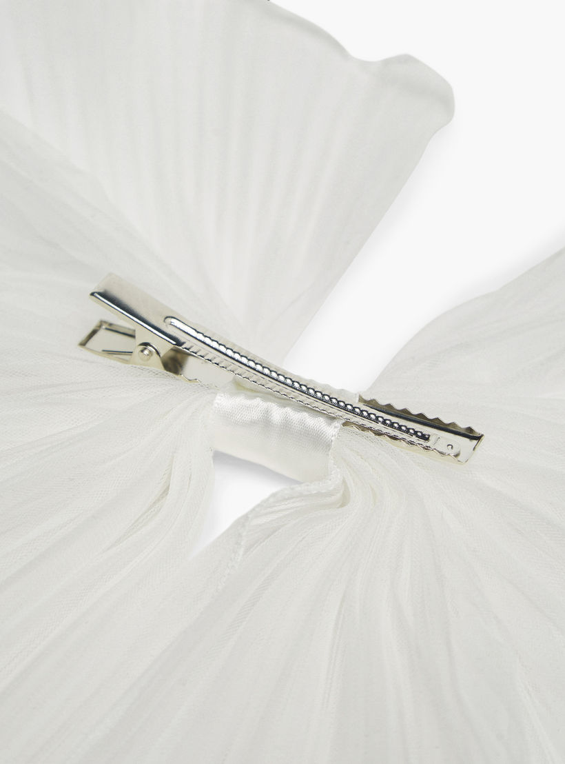 مشبك شعر بارز الملمس بتصميم فيونكة-women-hairaccessories-clips-image-5