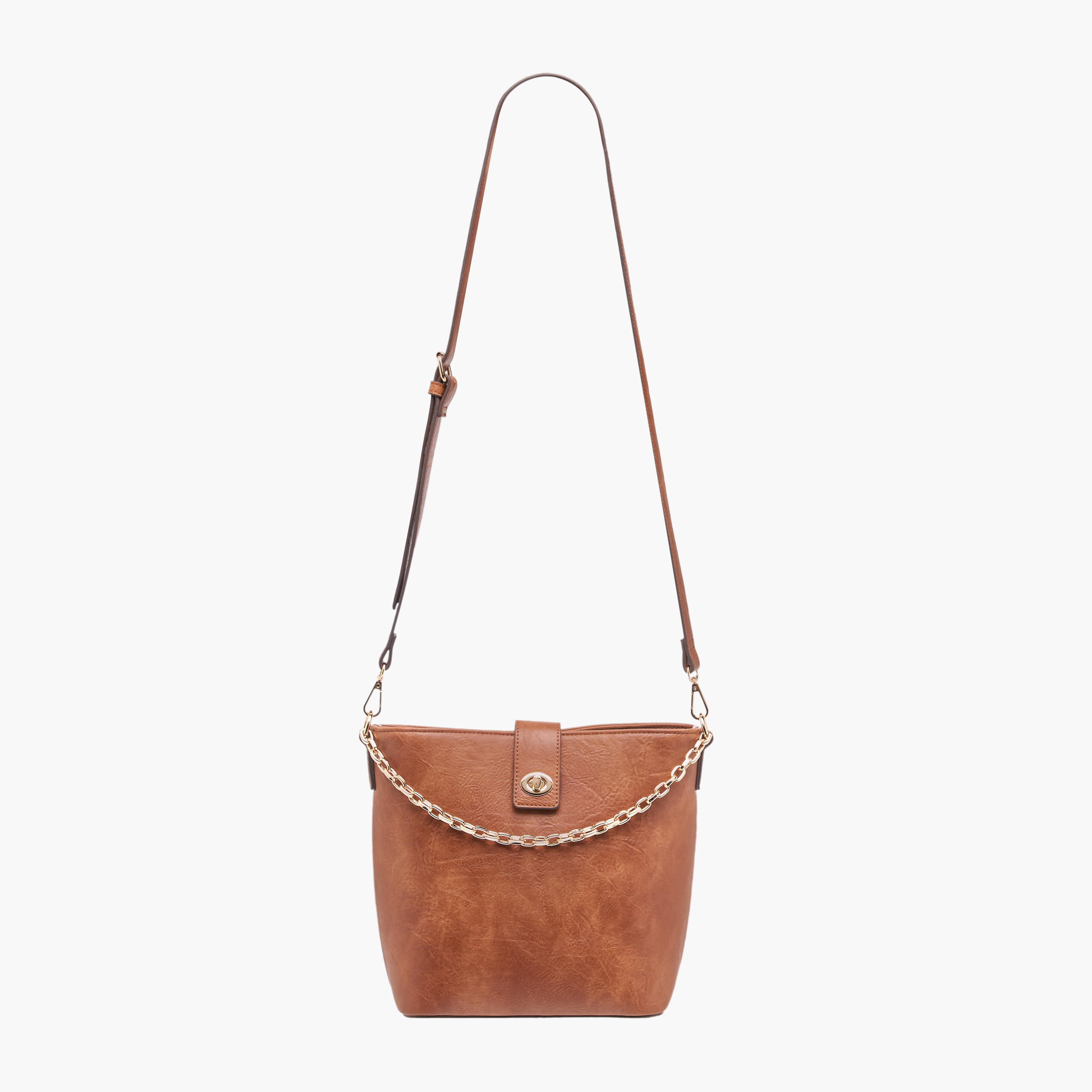 شنطة كتف بارزة الملمس بقفل إغلاق وحزام قابل للفصل-women-bagsandwallets-handbags-image-3