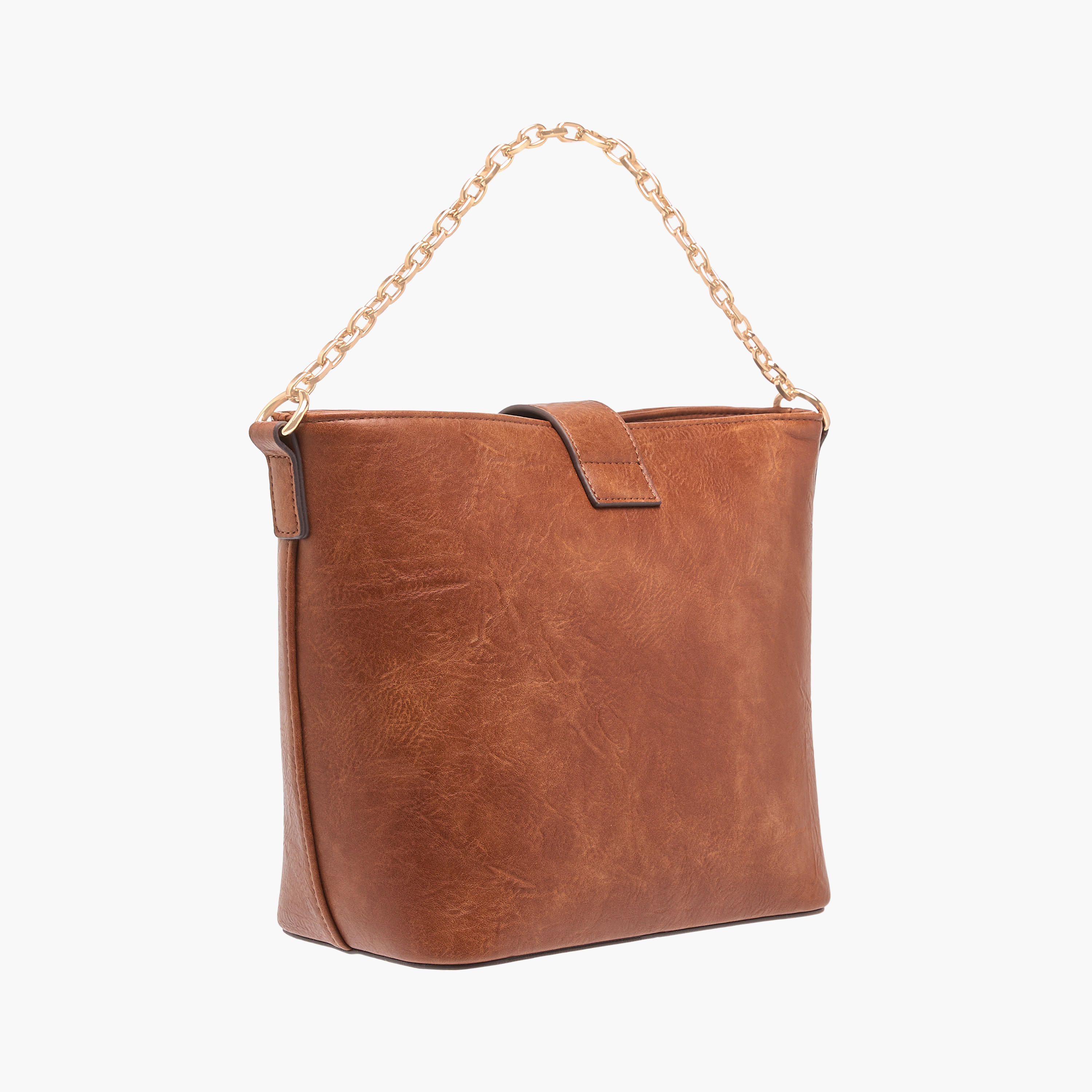 شنطة كتف بارزة الملمس بقفل إغلاق وحزام قابل للفصل-women-bagsandwallets-handbags-image-4