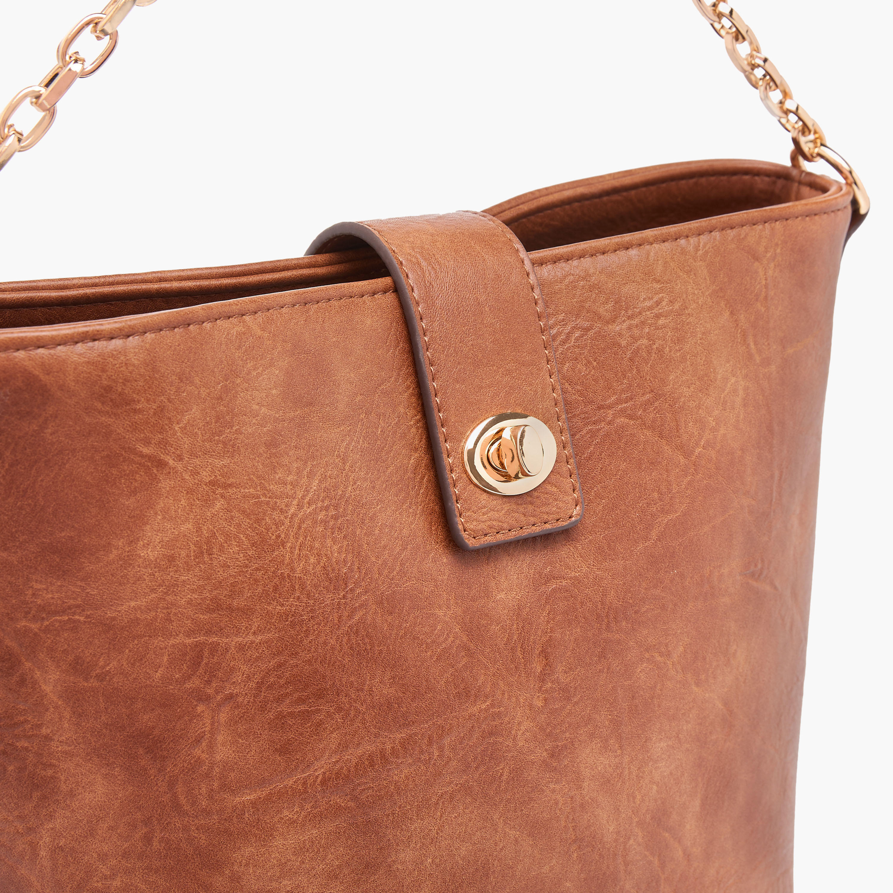 شنطة كتف بارزة الملمس بقفل إغلاق وحزام قابل للفصل-women-bagsandwallets-handbags-image-5