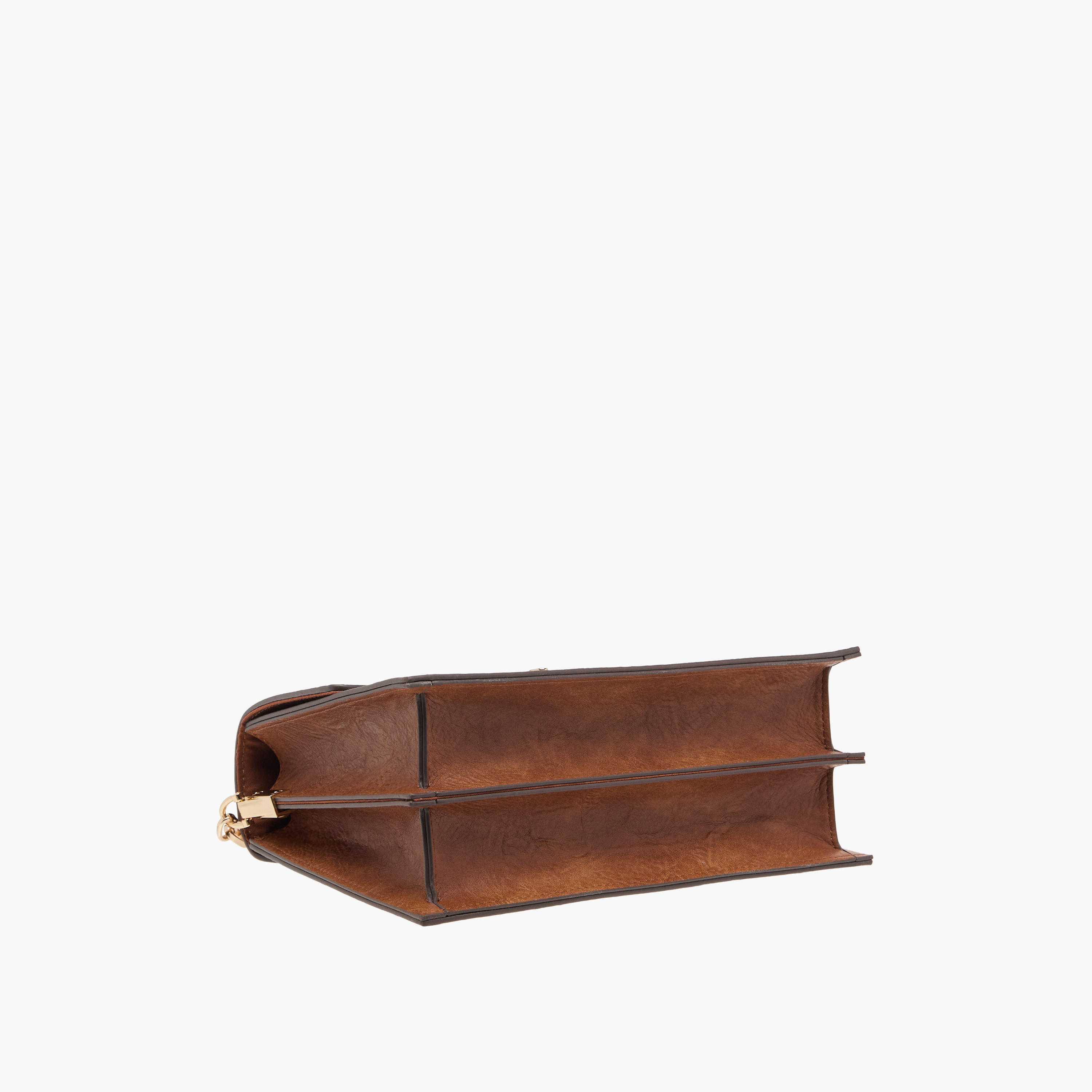 Textured Satchel Bag with Chain Strap-women-bagsandwallets-handbags-image-7