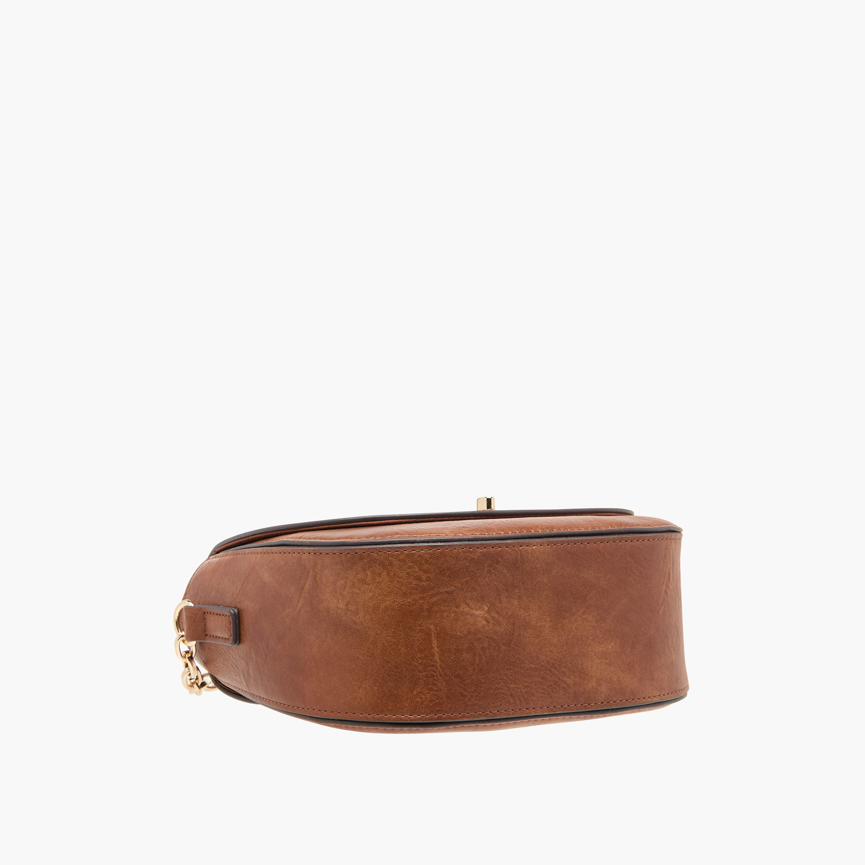 Textured Crossbody Bag with Chain Strap-women-bagsandwallets-handbags-image-7