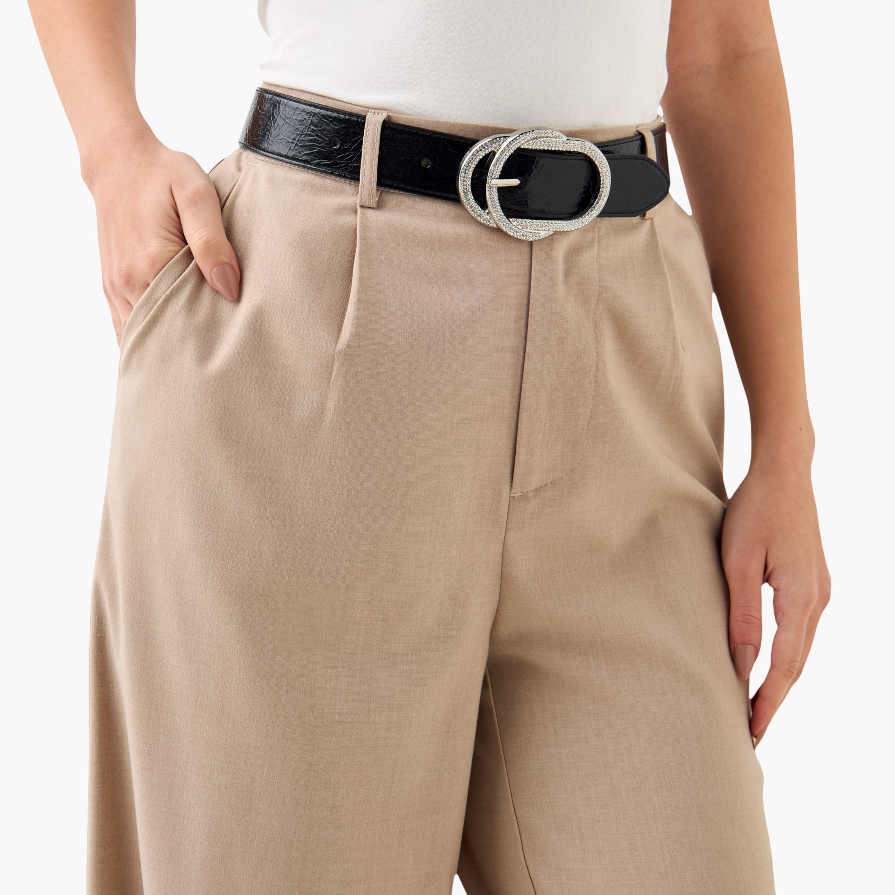 حزام مزين بإبزيم دبوس للإغلاق-women-clothingaccessories-belts-image-4