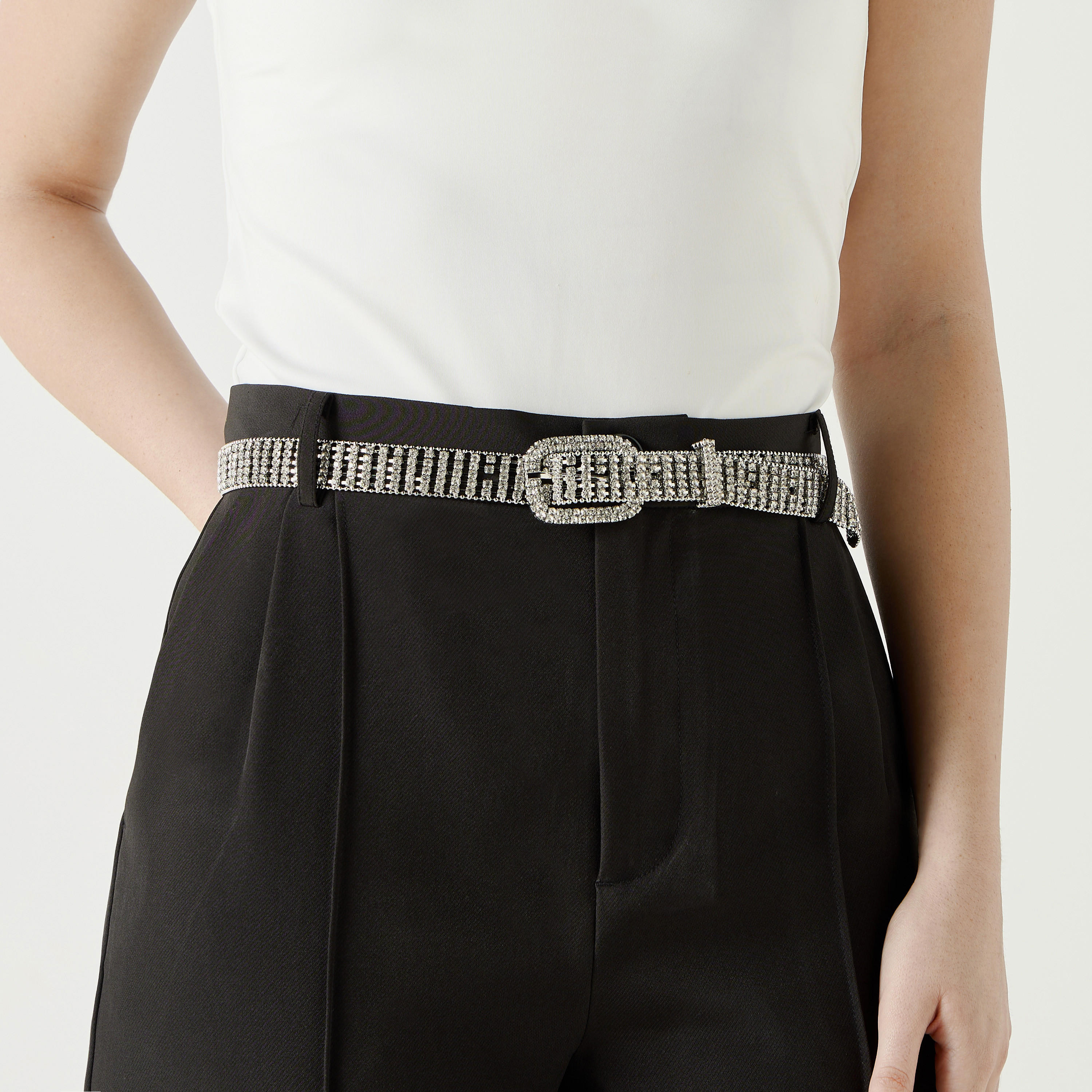 Stone Embellished Belt with Pin Buckle Closure-women-clothingaccessories-belts-image-2