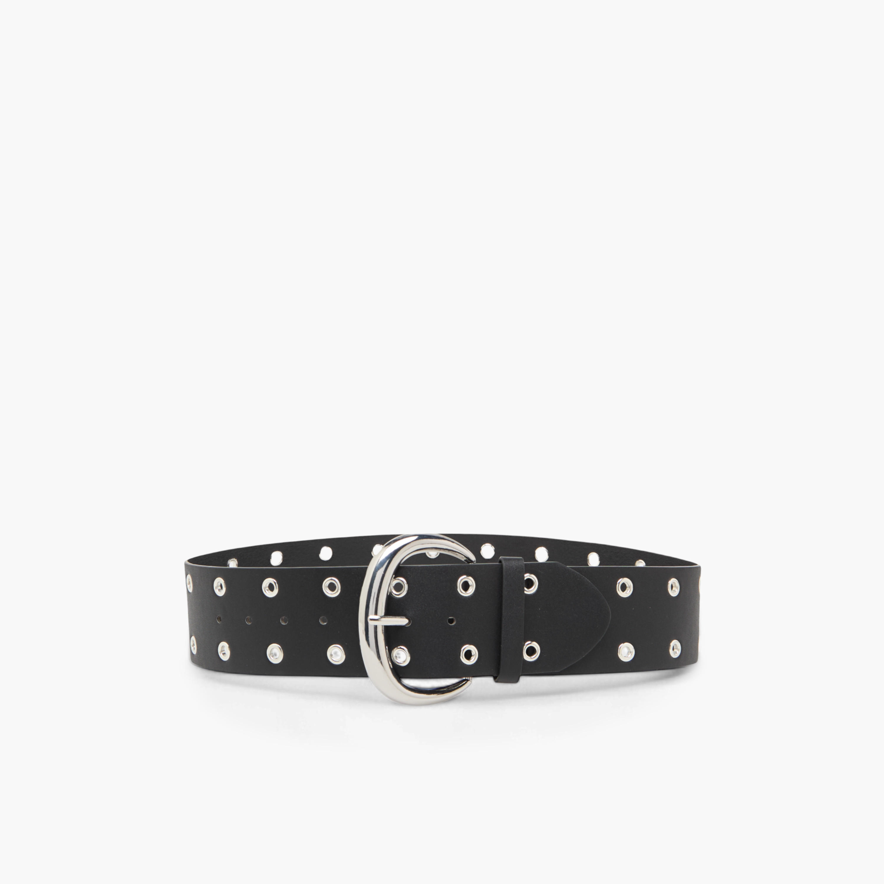 حزام مرصع مزين بإبزيم إغلاق بدبوس-women-clothingaccessories-belts-image-7