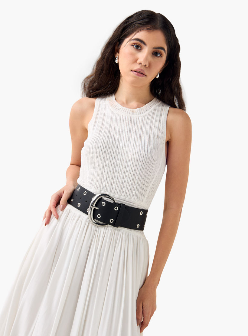 حزام مرصع مزين بإبزيم إغلاق بدبوس-women-clothingaccessories-belts-image-6