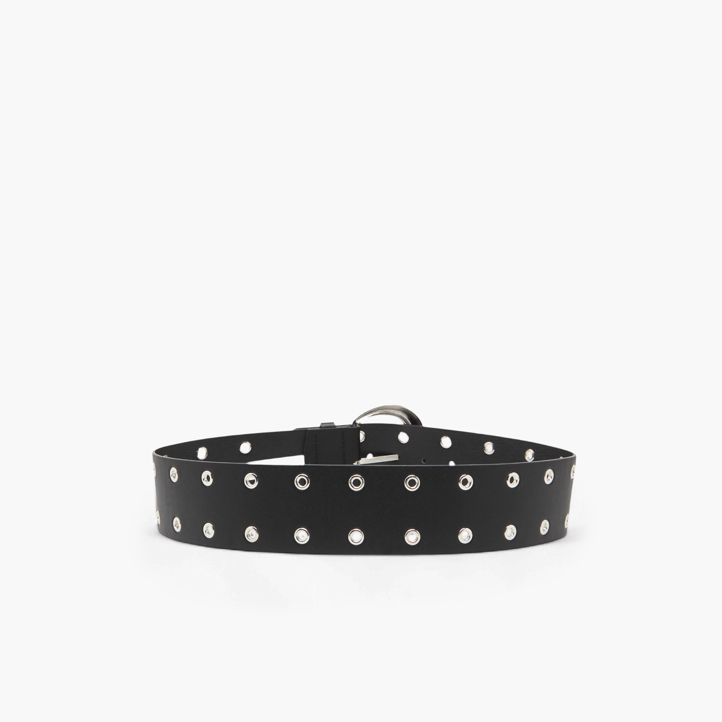 حزام مرصع مزين بإبزيم إغلاق بدبوس-women-clothingaccessories-belts-image-4