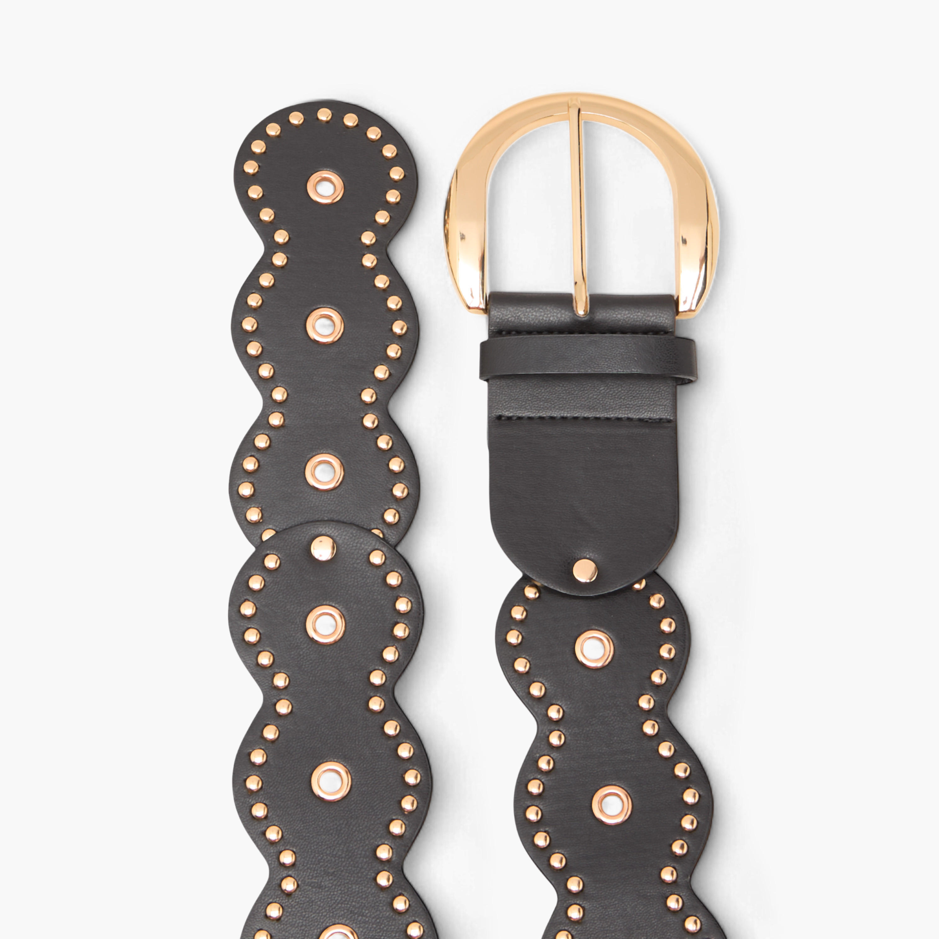 Stud Embellished Belt with Pin Buckle Closure-women-clothingaccessories-belts-image-7
