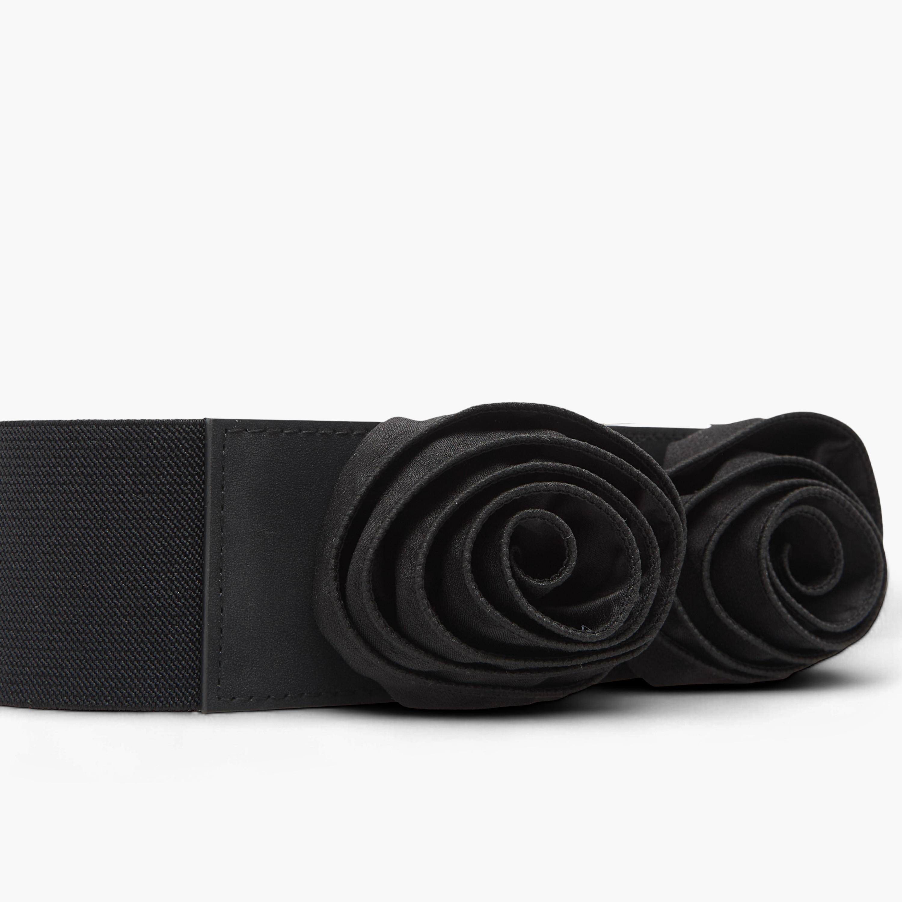 Textured Elasticated Belt with Snap Button Closure-women-clothingaccessories-belts-image-3