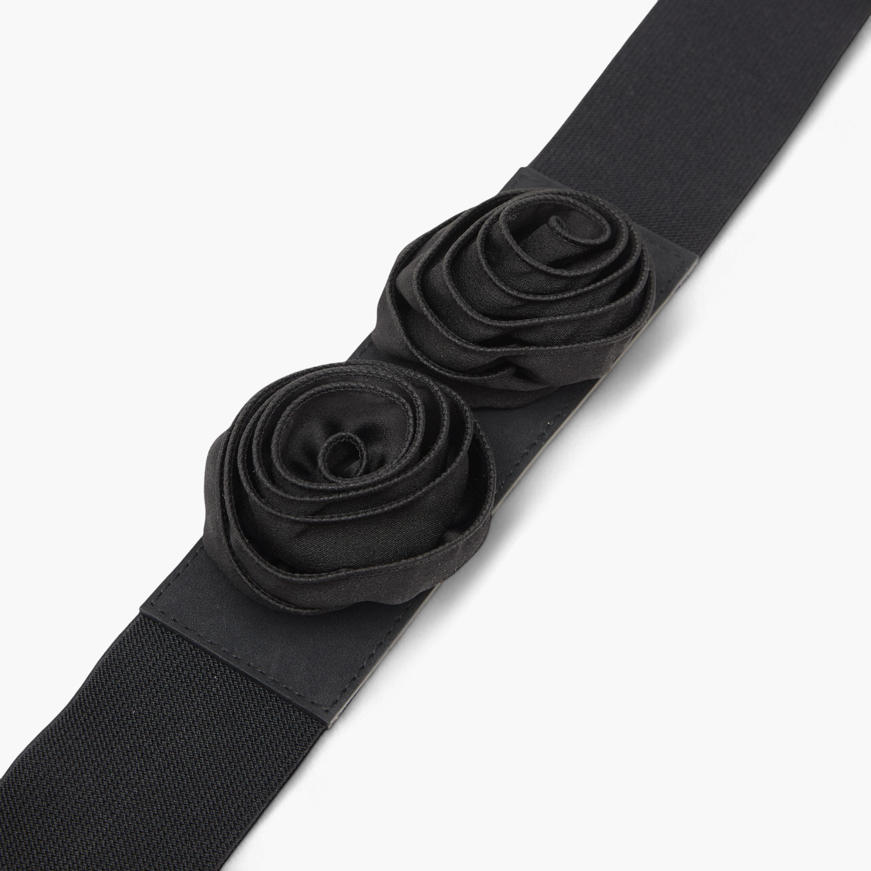 Textured Elasticated Belt with Snap Button Closure-women-clothingaccessories-belts-image-5