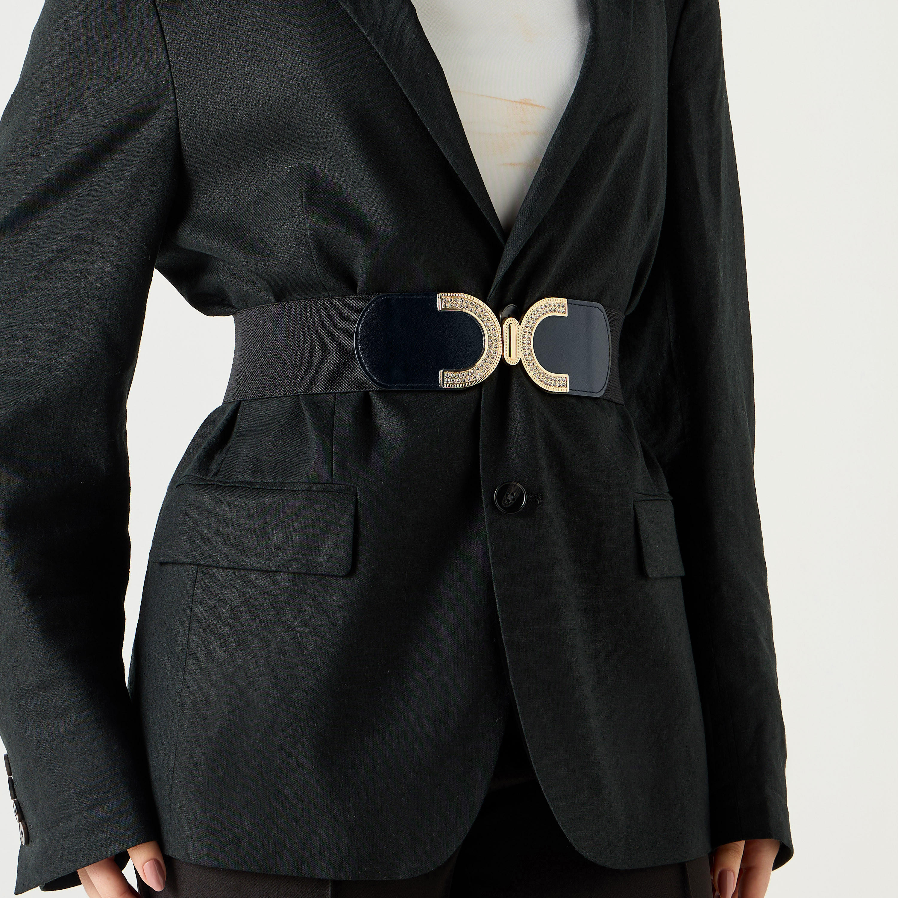 حزام مزين بالأحجار بإبزيم إغلاق بدبوس-women-clothingaccessories-belts-image-4