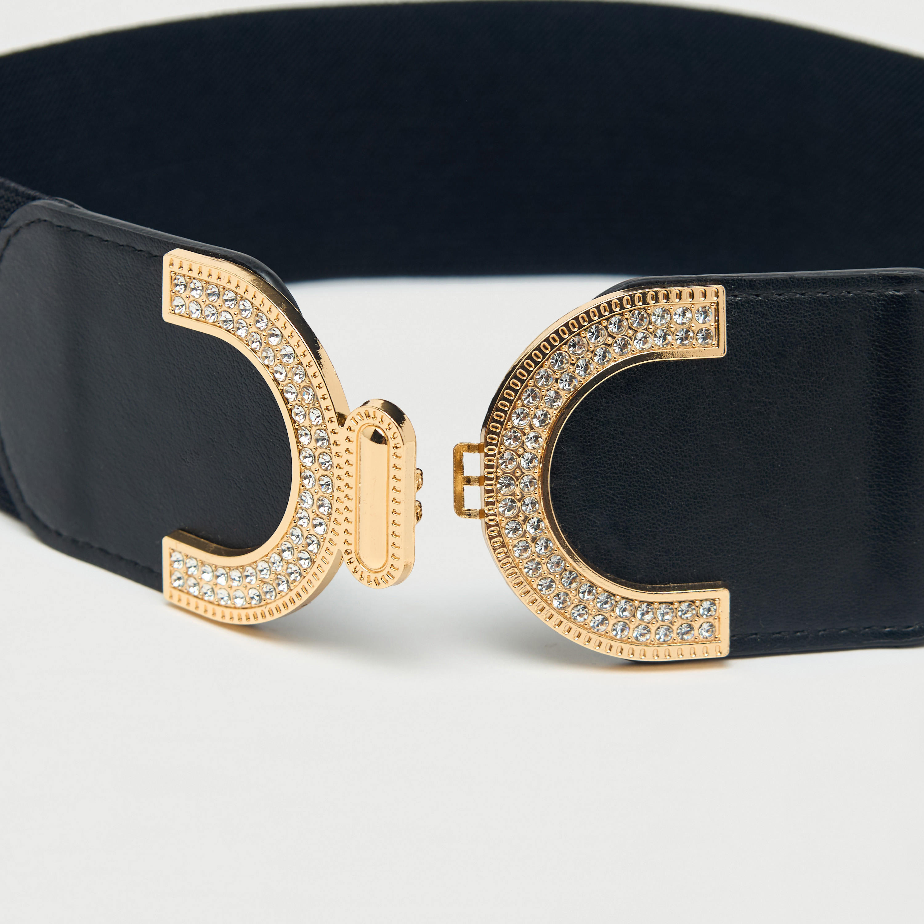 حزام مزين بالأحجار بإبزيم إغلاق بدبوس-women-clothingaccessories-belts-image-2