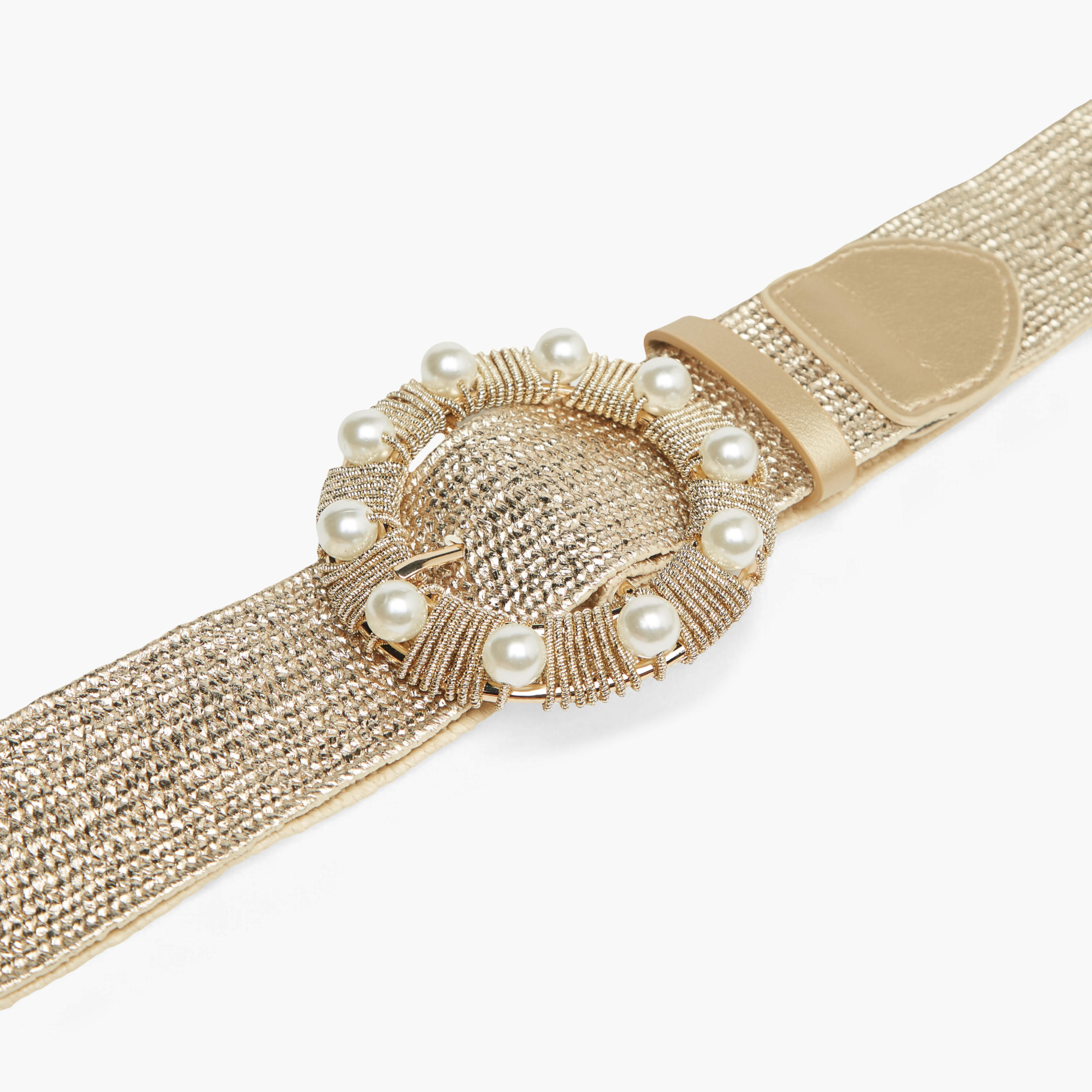 حزام بإبزيم إغلاق بدبوس وتزيينات لؤلؤ-women-clothingaccessories-belts-image-3