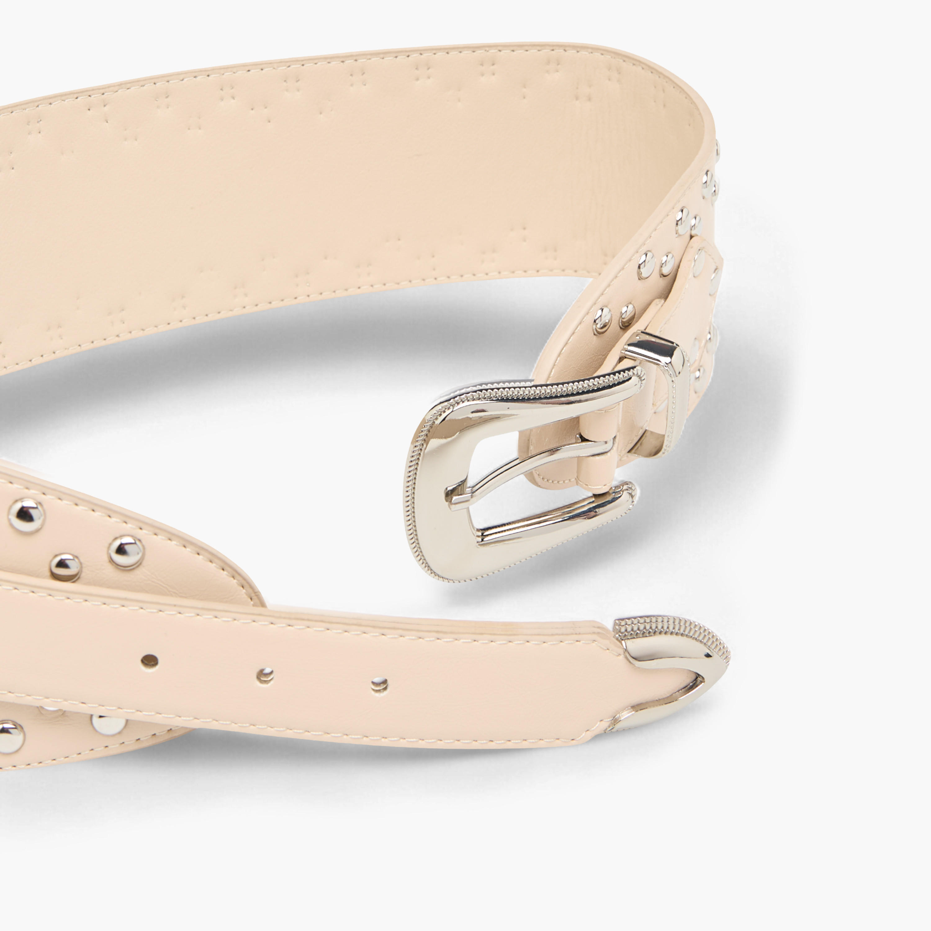 Stud Embellished Belt with Pin Buckle Closure-women-clothingaccessories-belts-image-6