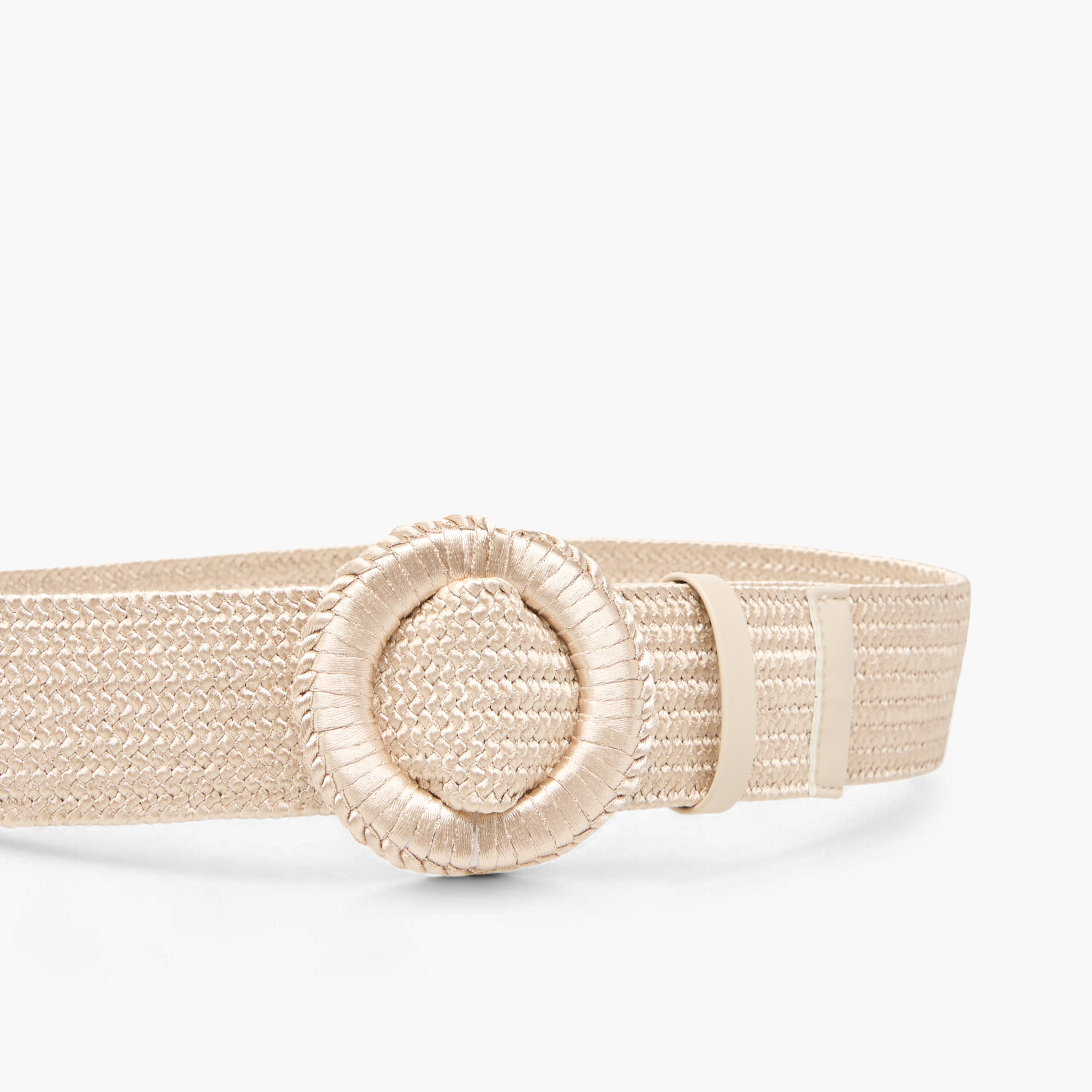 حزام بارز الملمس بإبزيم إغلاق بدبوس-women-clothingaccessories-belts-image-6