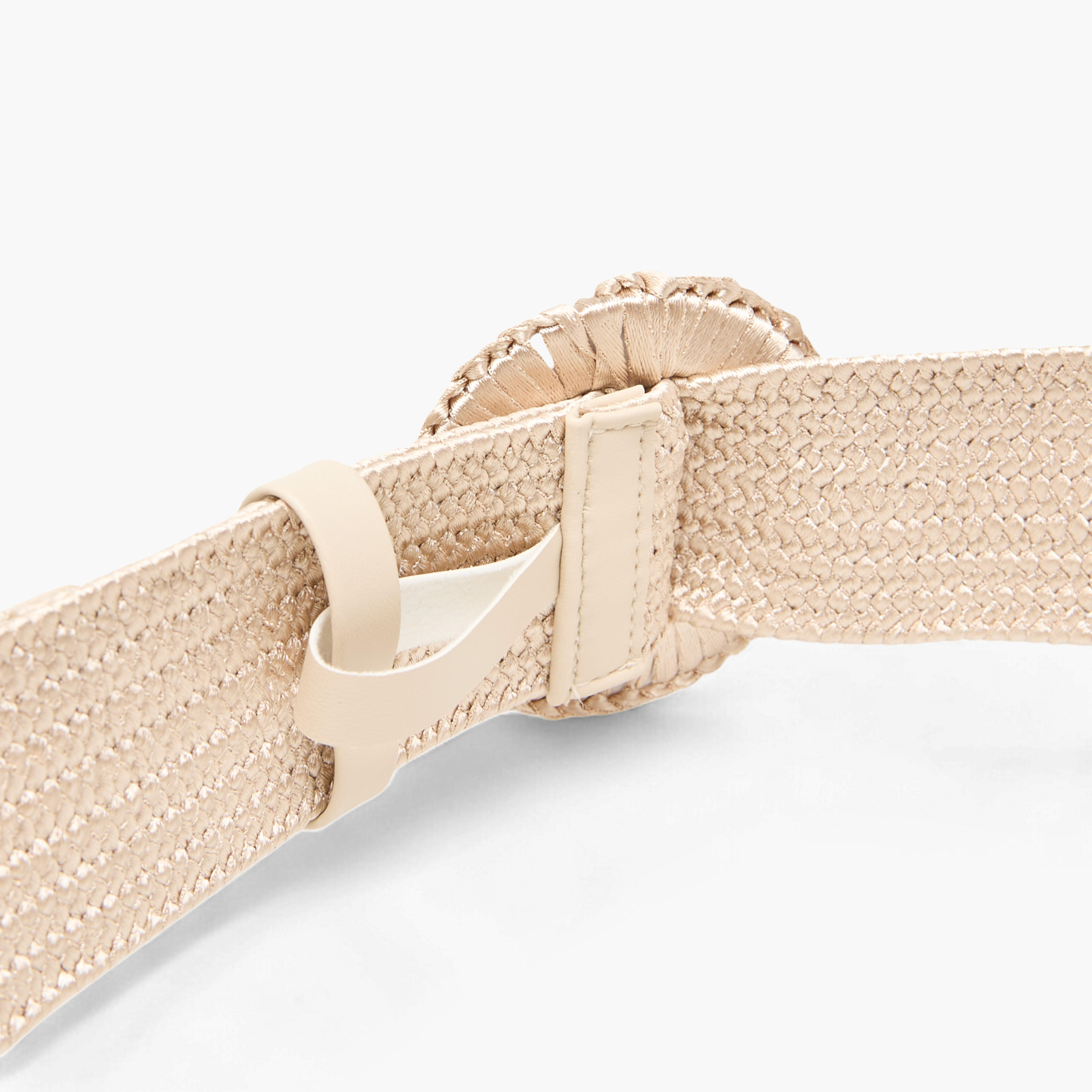 حزام بارز الملمس بإبزيم إغلاق بدبوس-women-clothingaccessories-belts-image-3