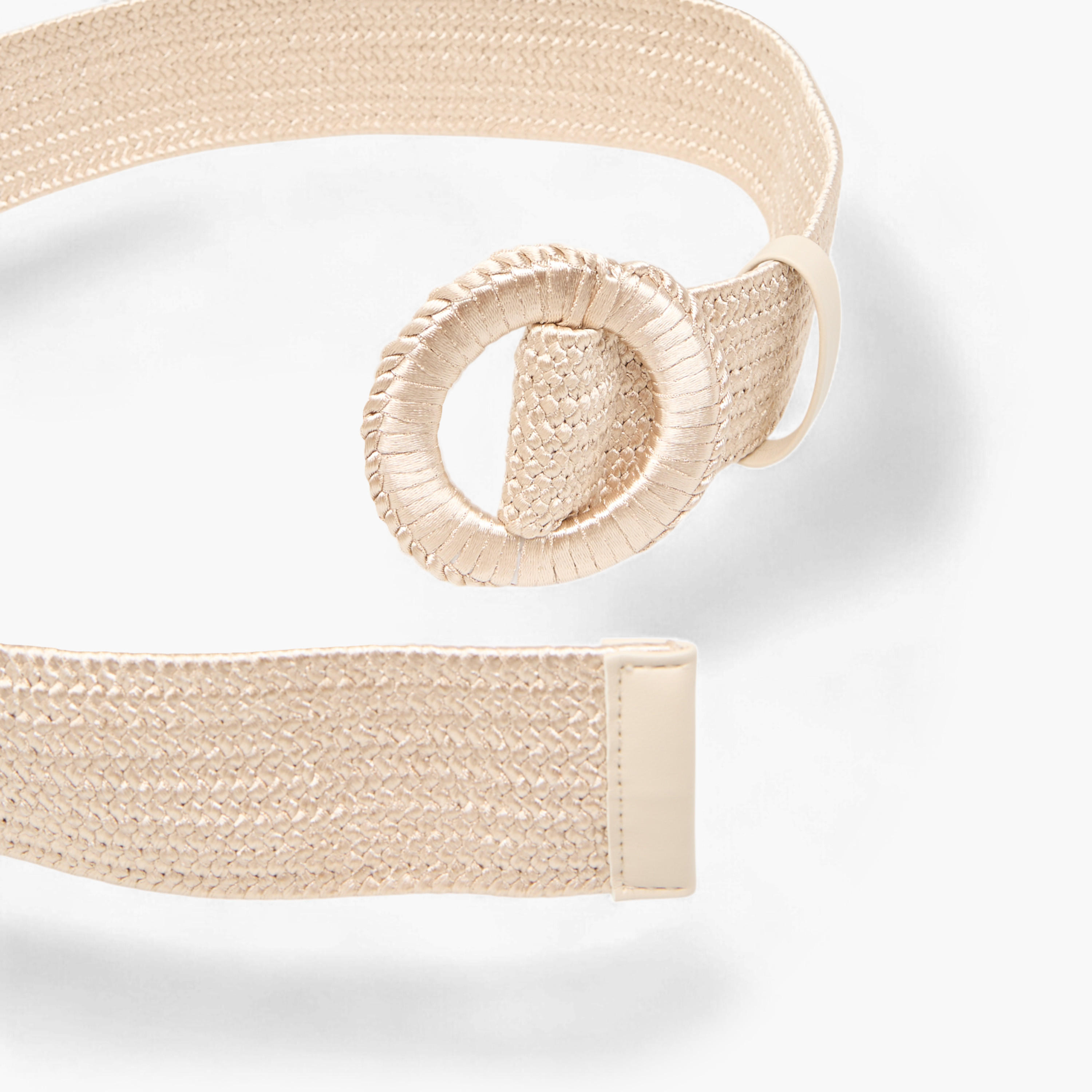 حزام بارز الملمس بإبزيم إغلاق بدبوس-women-clothingaccessories-belts-image-2