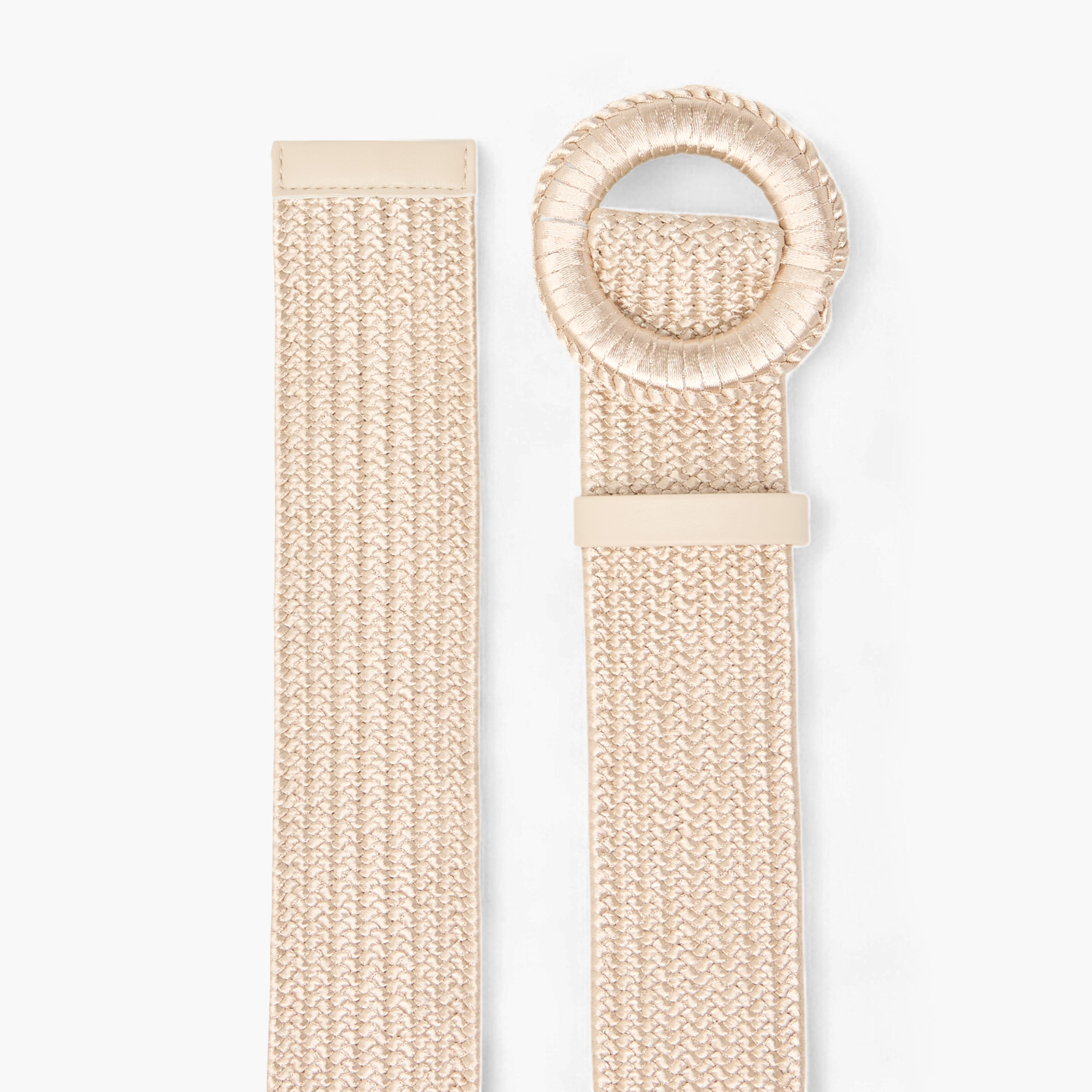 حزام بارز الملمس بإبزيم إغلاق بدبوس-women-clothingaccessories-belts-image-1
