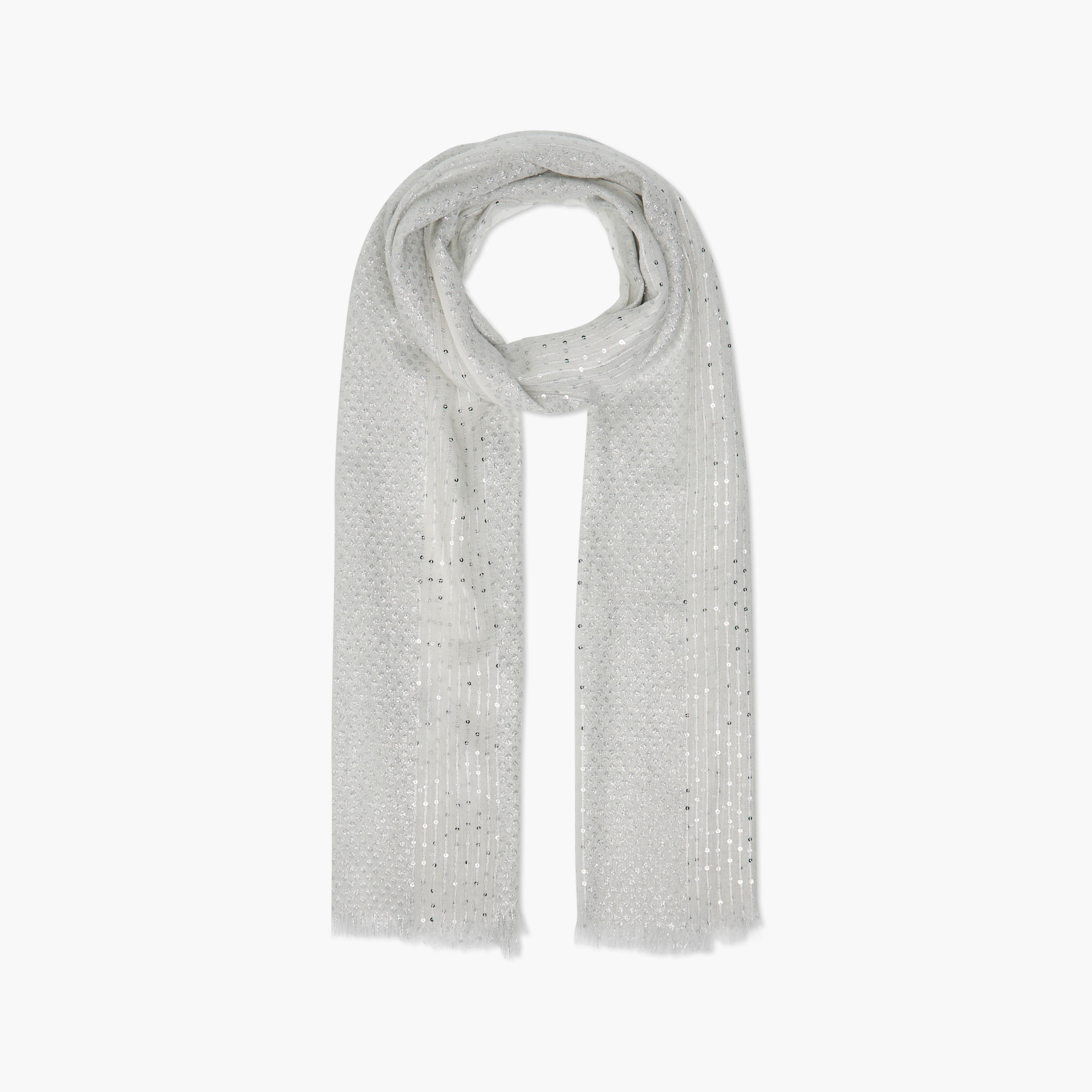 وشاح مزين بتفاصيل شراشيب-women-clothingaccessories-scarves-image-1