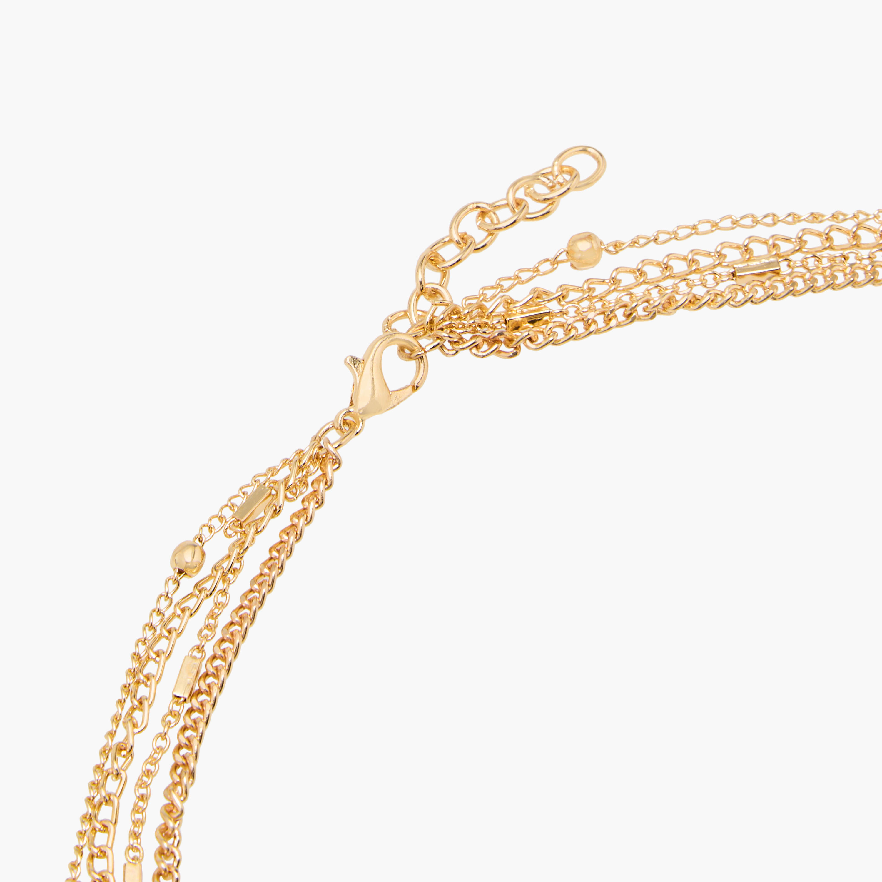 عقد طبقات مزين بمشبك إغلاق-women-watchesandjewellery-jewellery-necklacesandpendants-image-4