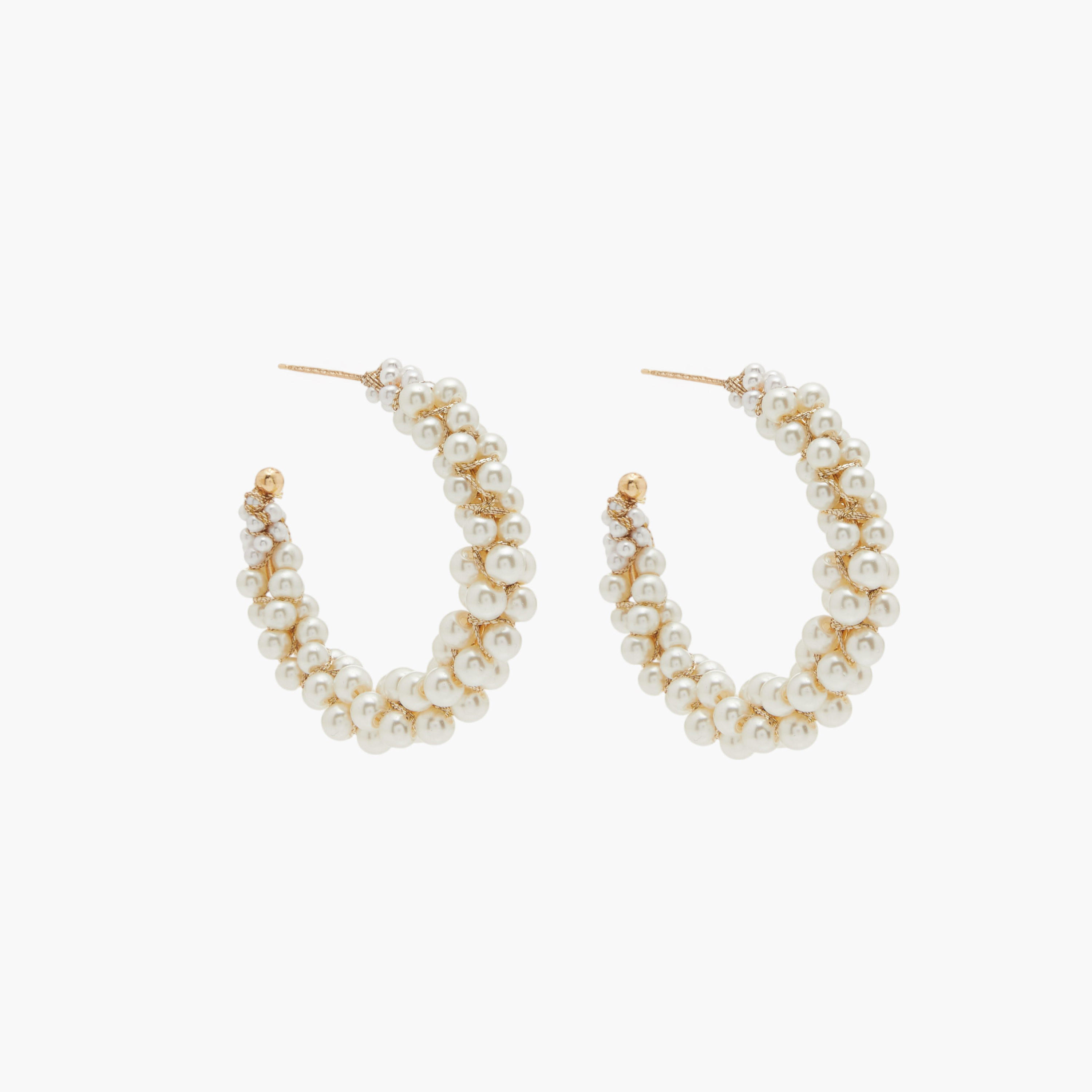 حلقان طوق مزينة باللؤلؤ بمكبس إغلاق خلفي-women-watchesandjewellery-jewellery-earrings-image-1