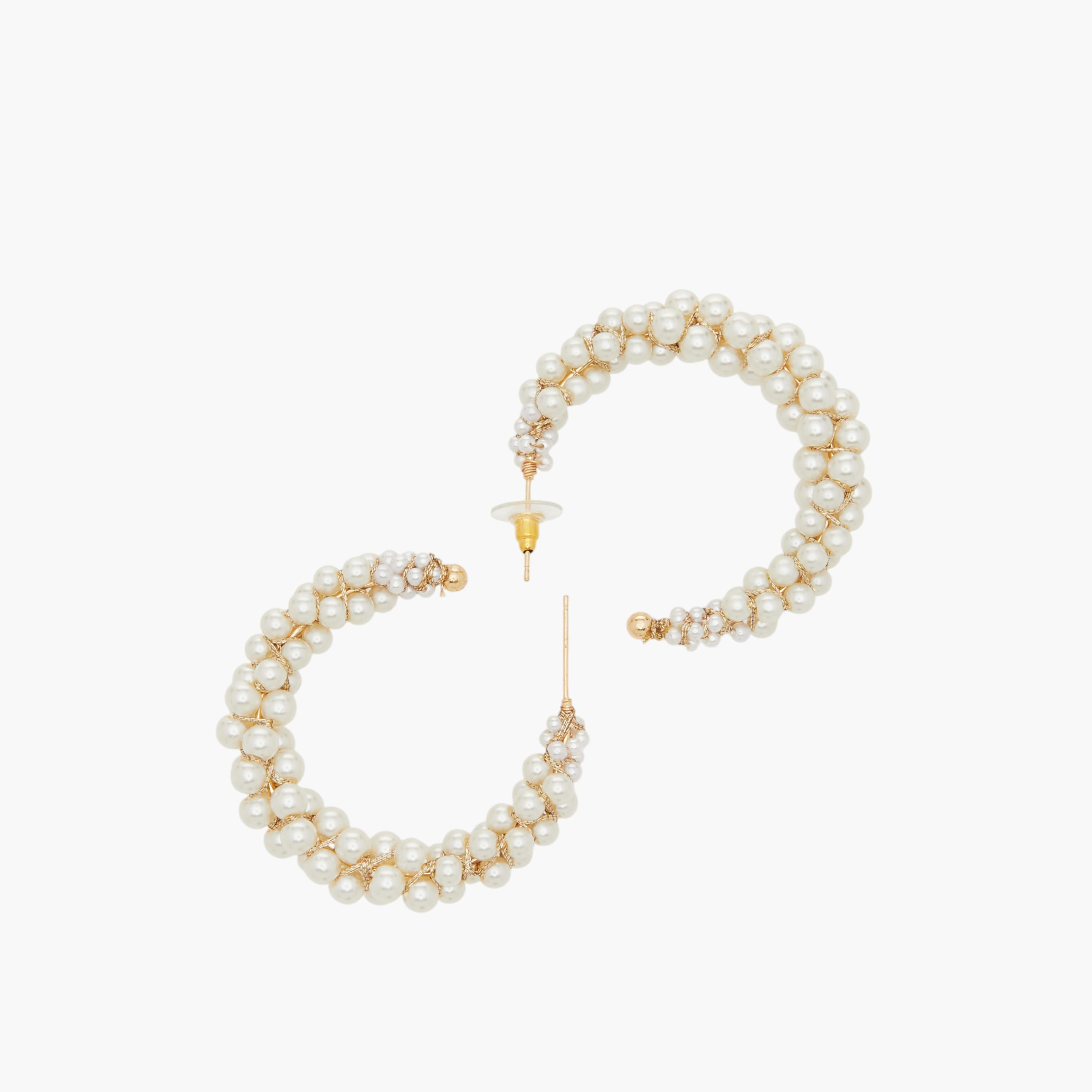 حلقان طوق مزينة باللؤلؤ بمكبس إغلاق خلفي-women-watchesandjewellery-jewellery-earrings-image-5